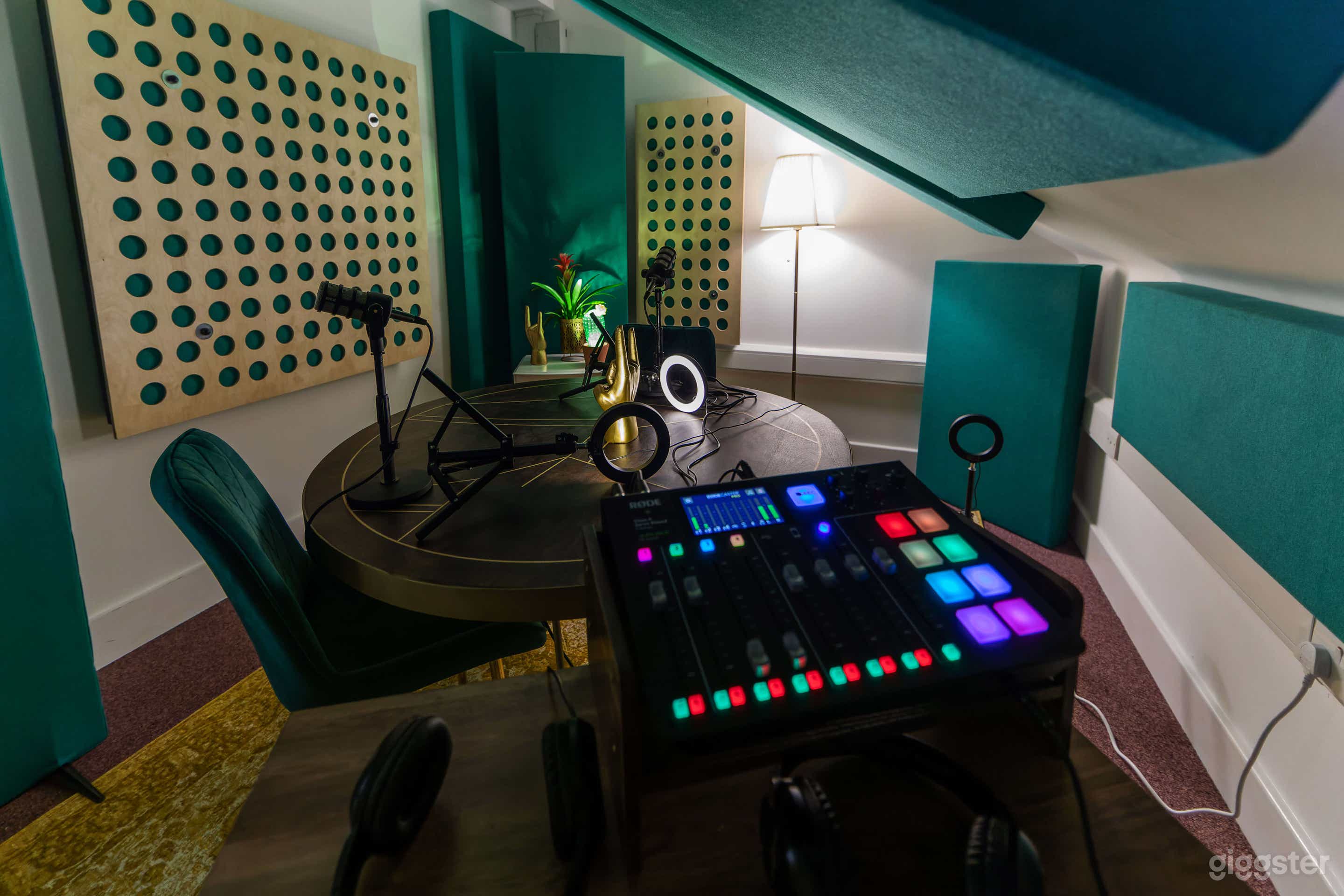 'The Nest' our sound treated space 