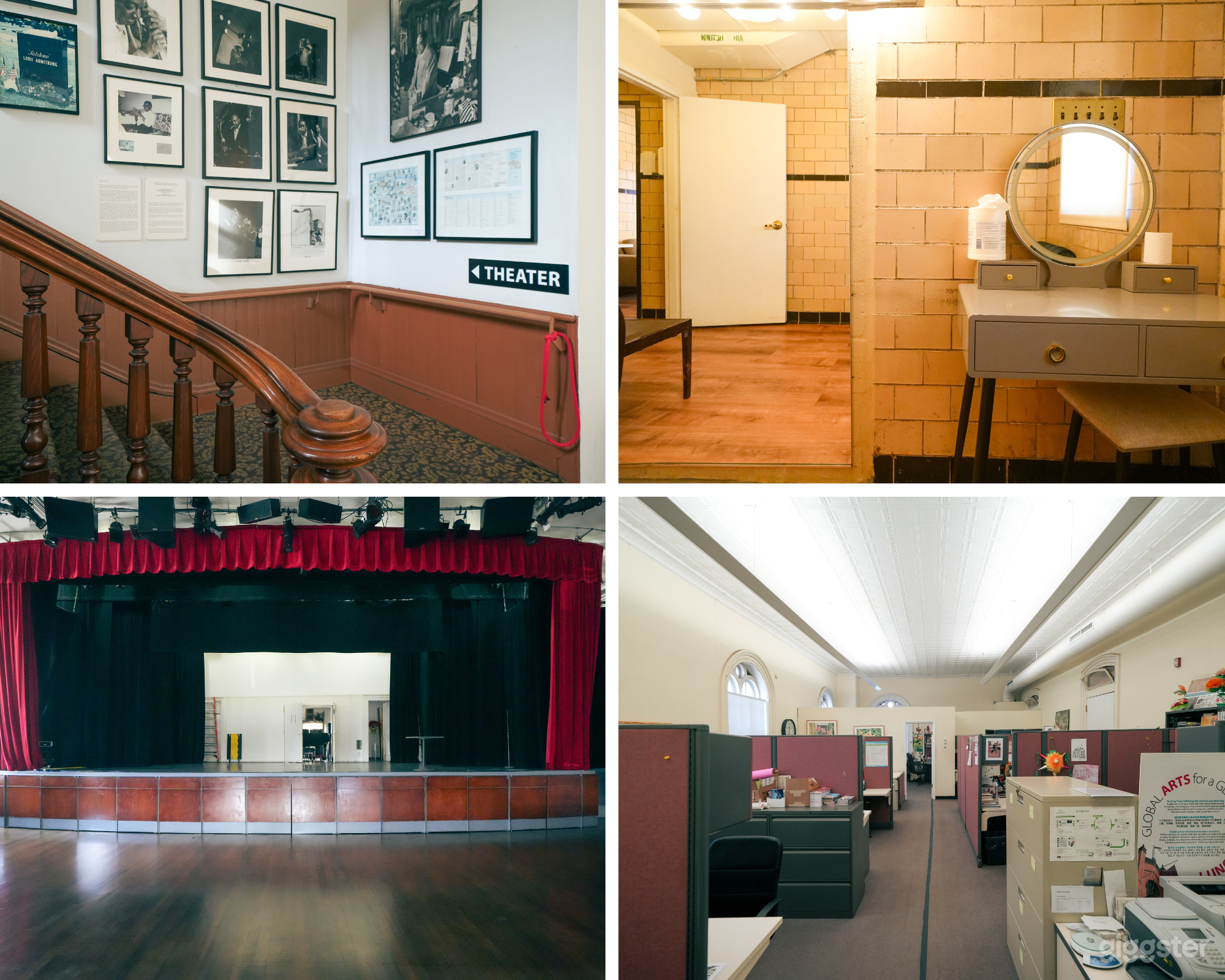 90s Town Hall with Office and Changing Room Photo 1