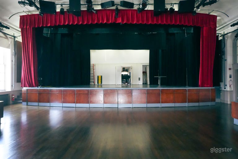  90s Town Hall with Office and Changing Room 