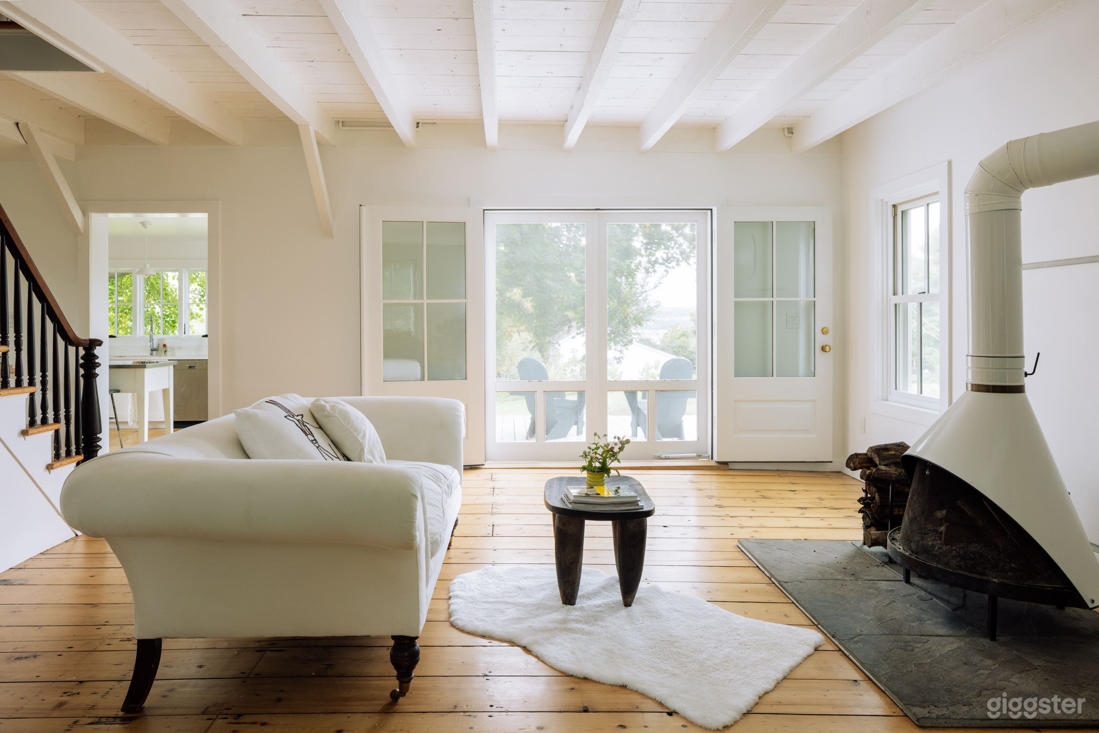 living room looking south towards the Hudson River