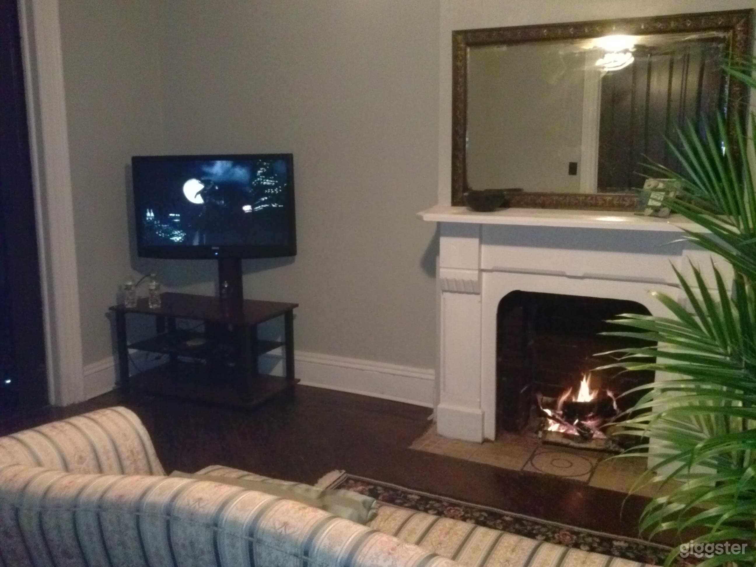 Livingroom with fireplace