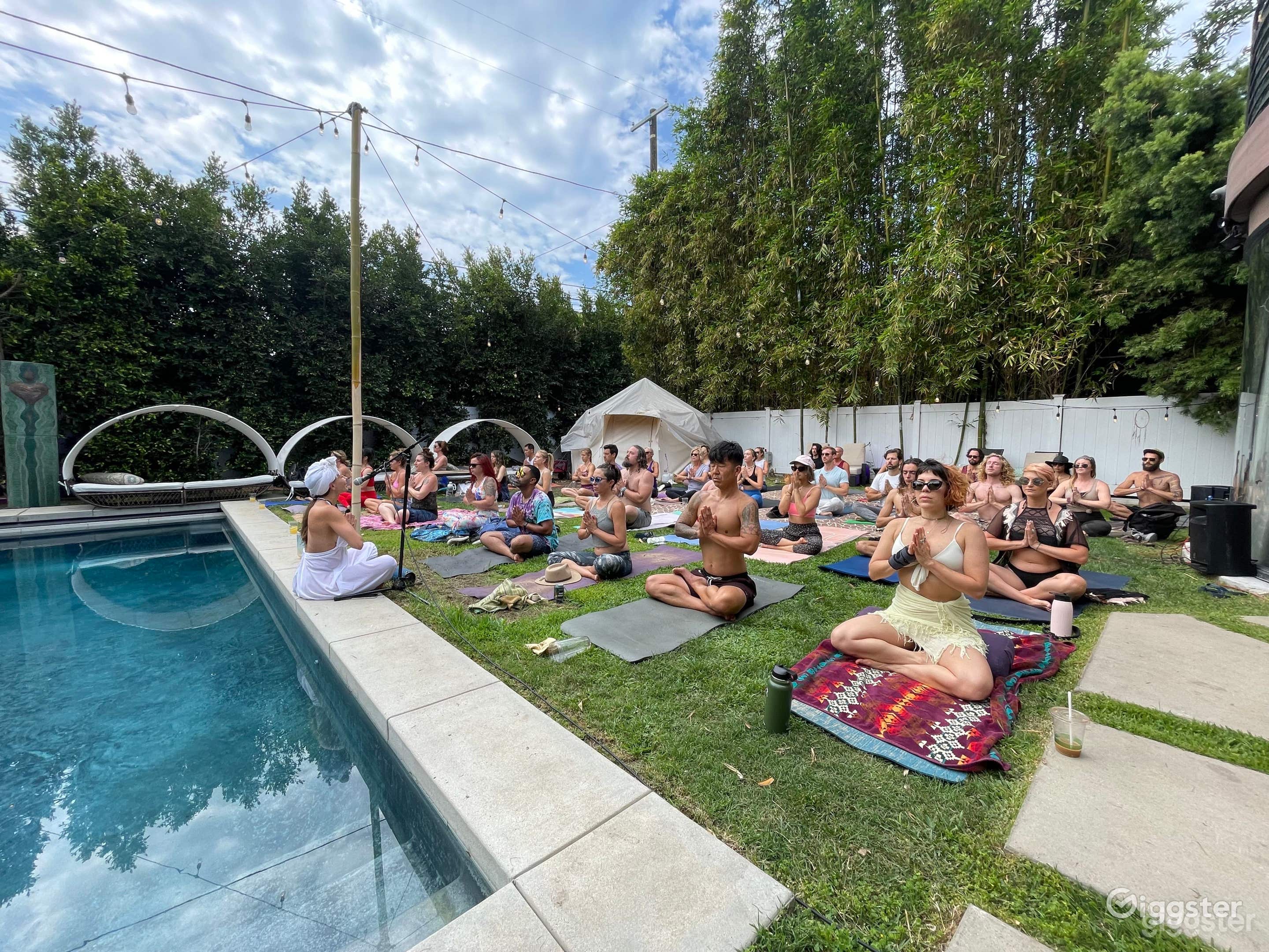 Amazing Pool with Hot Tub and Fire Pit Photo 1