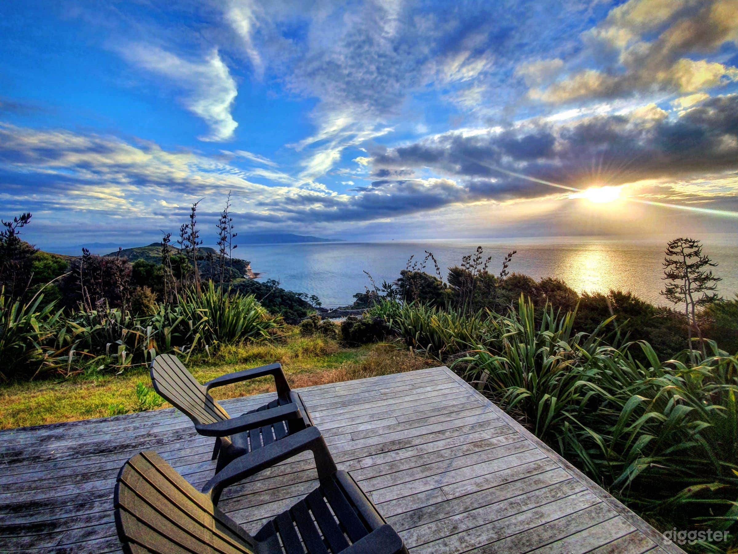 Sundeck with Hauraki Gulf Views