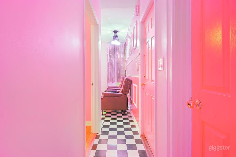  Hallway View from bathroom. 