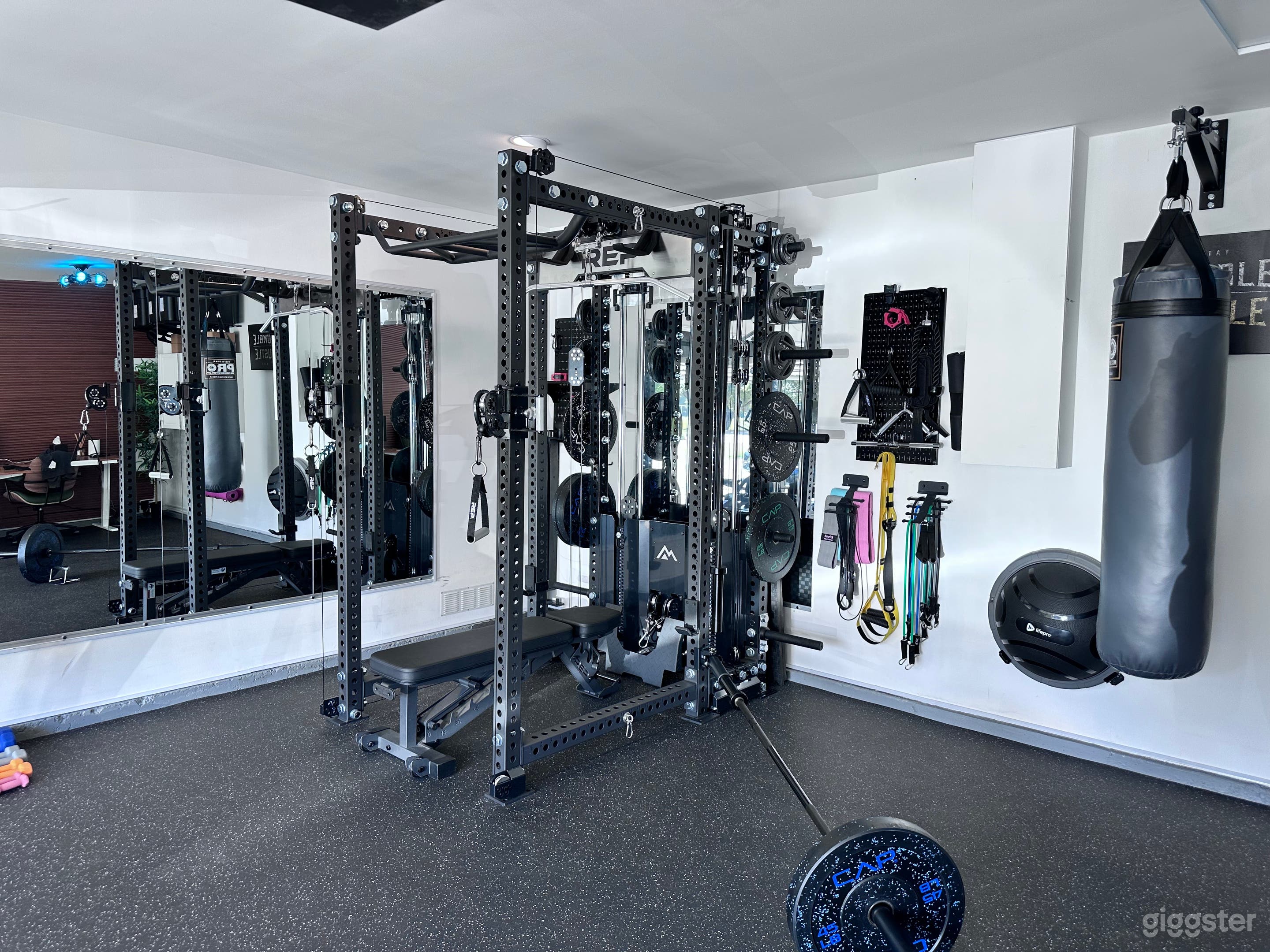 Pasadena home gym and podcast studio Photo 1