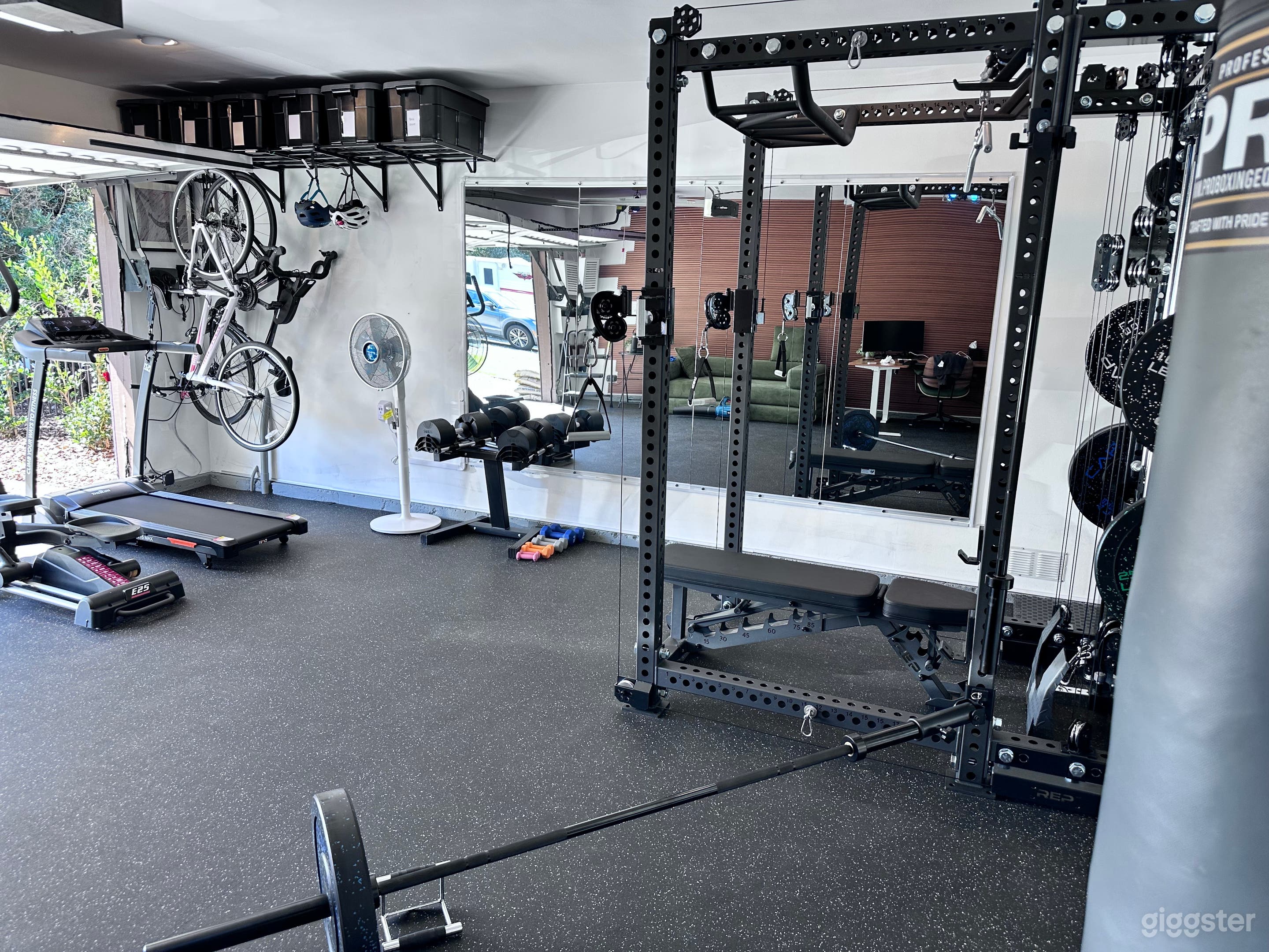 Pasadena home gym and podcast studio Photo 3