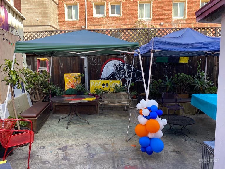  Back of the venue/entrance to the garden 