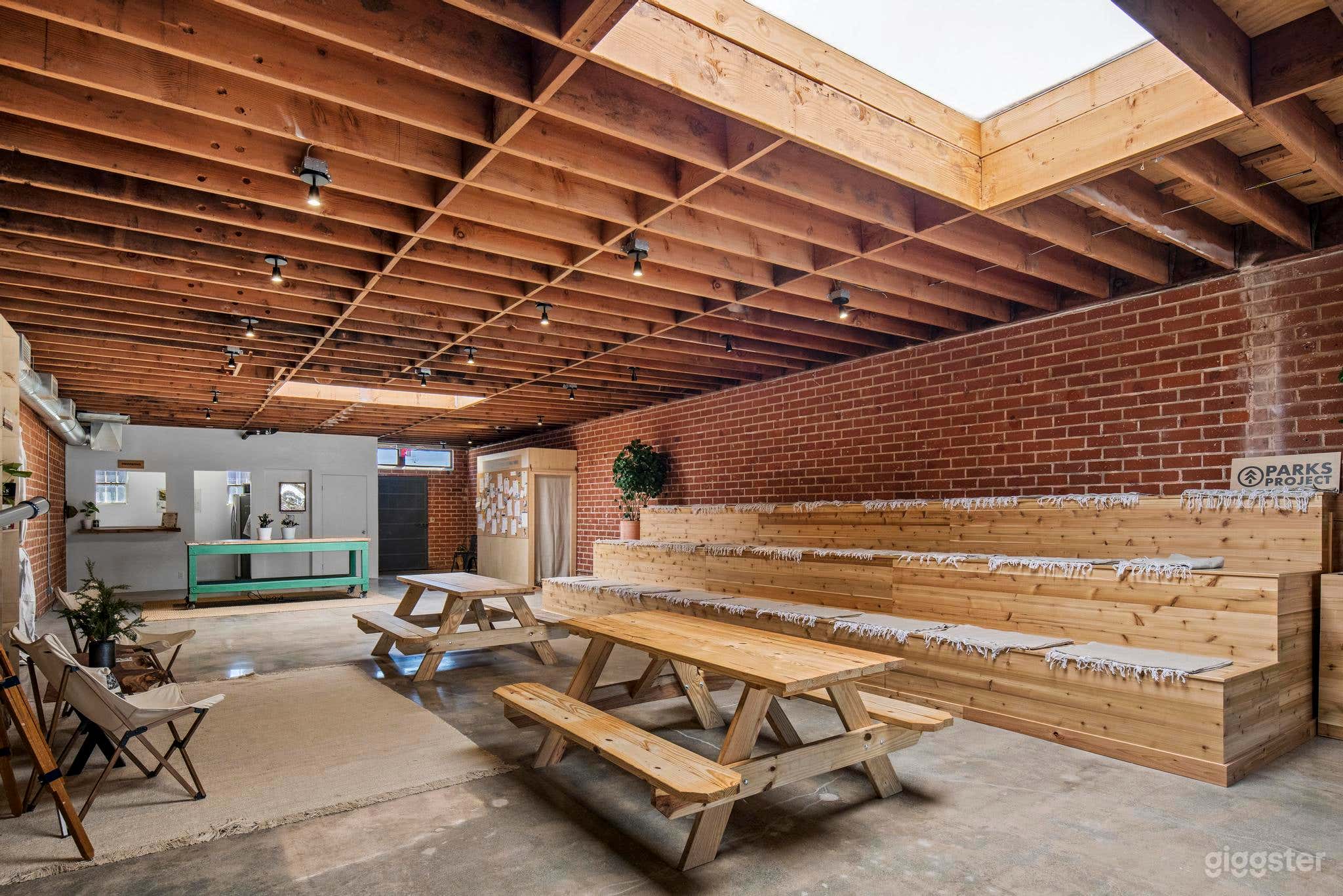 two skylights bring in natural light