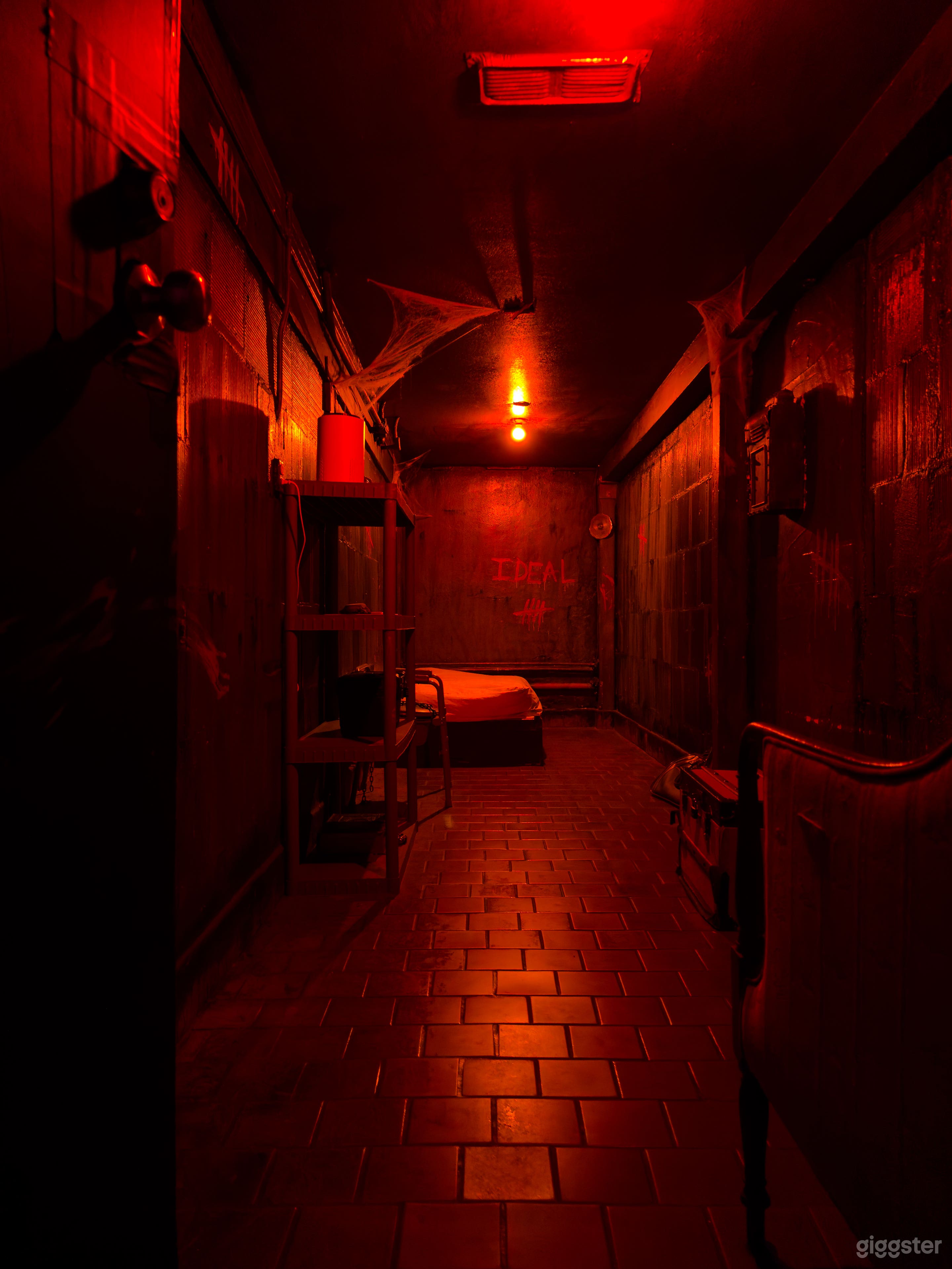 basement, prison vibes