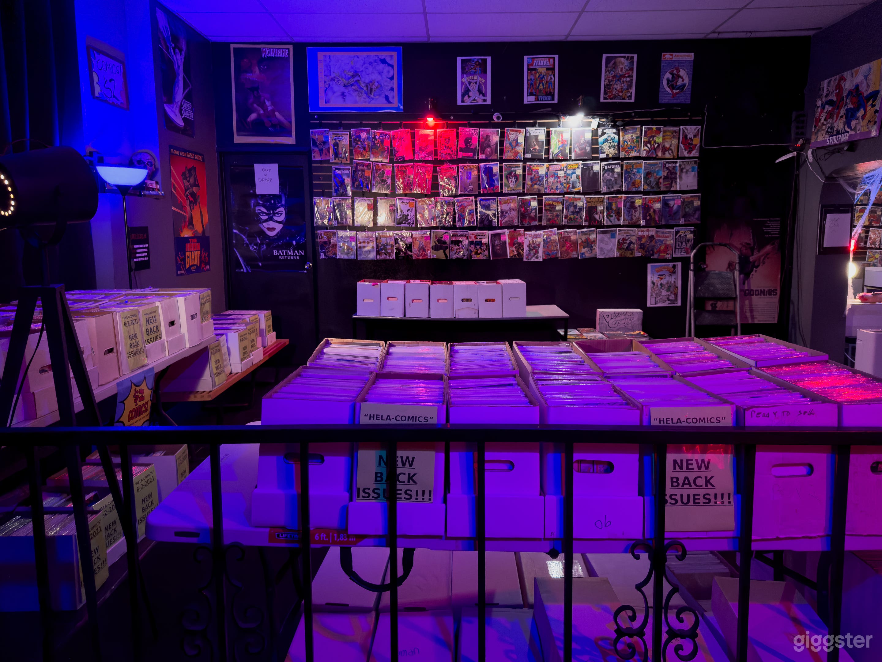 lobby comic book shop