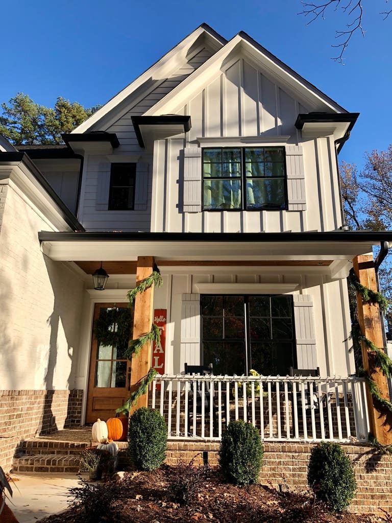  Exterior close up of front porch 