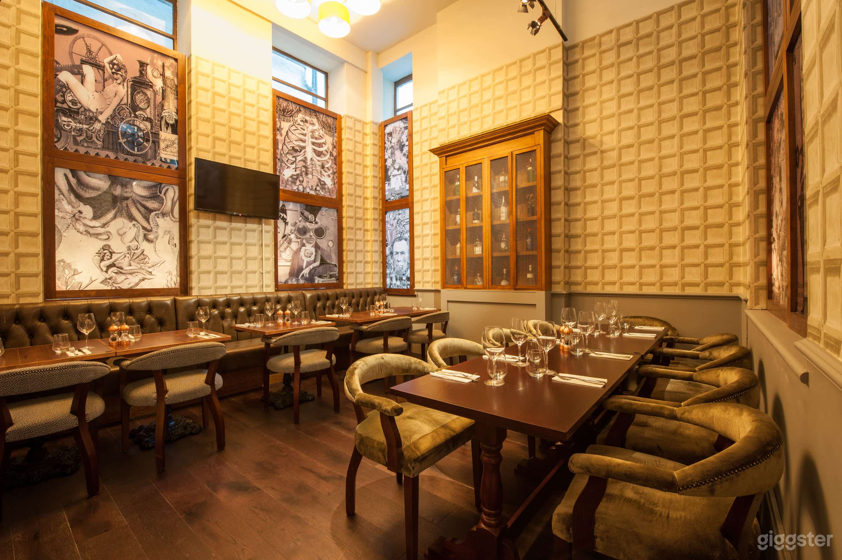 Green room- Private dining area