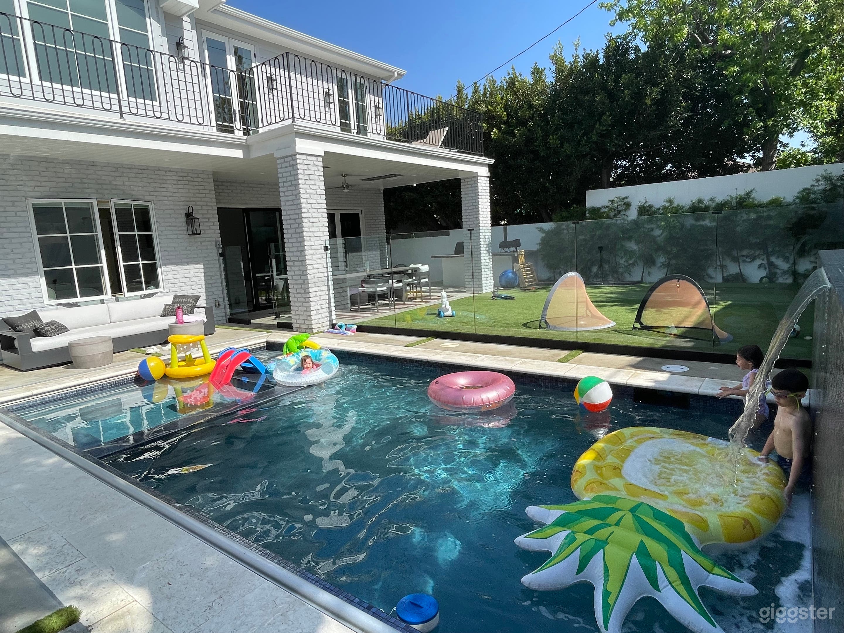 Modern bright cape cod family home with pool.  Photo 1