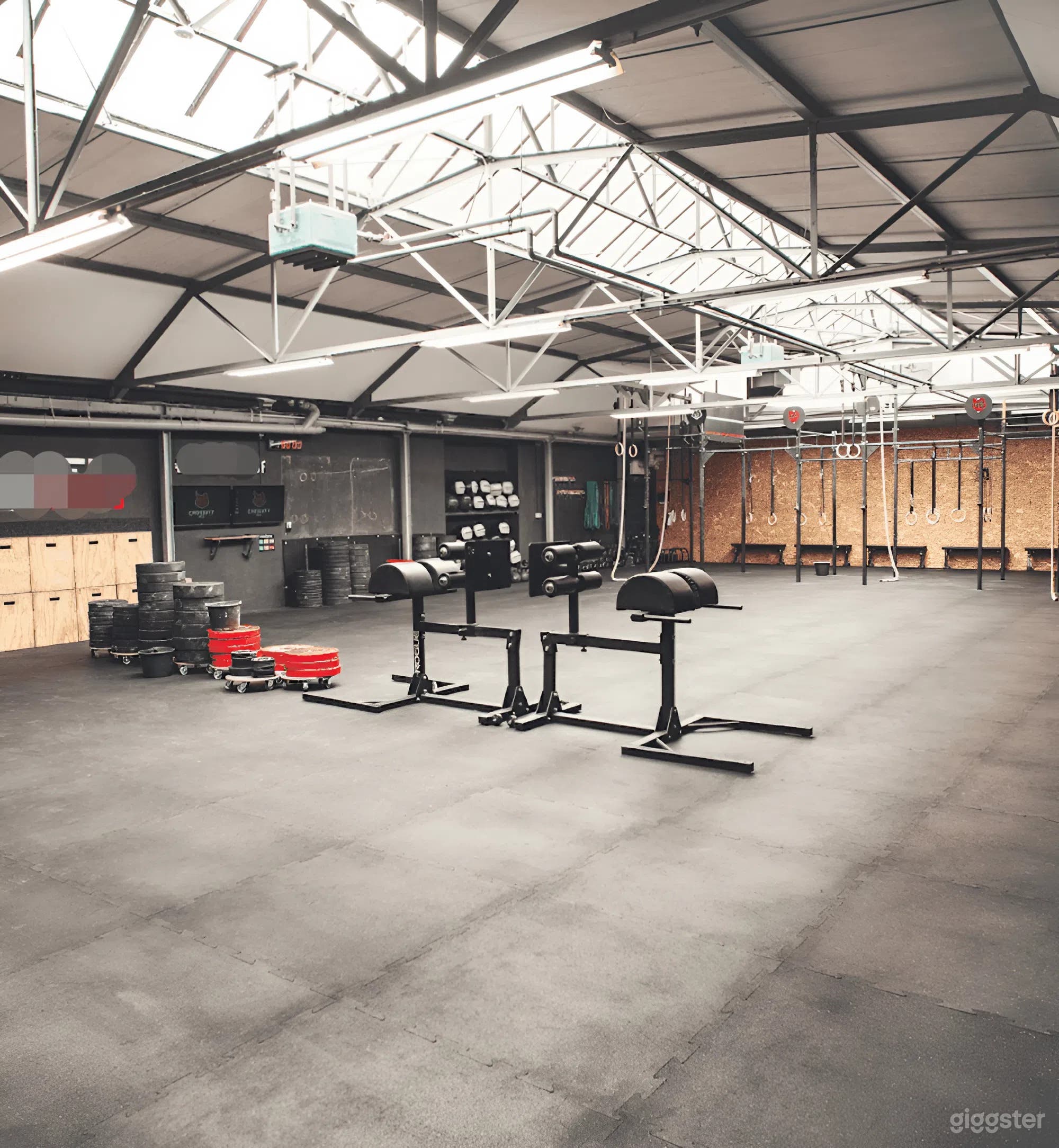Frankfurt CrossFit Box – Industrieller Fitnessstudio-Standort Foto 4
