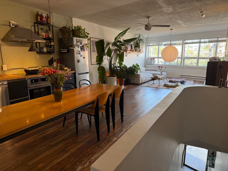  Urban Light Filled Bohemian Loft 