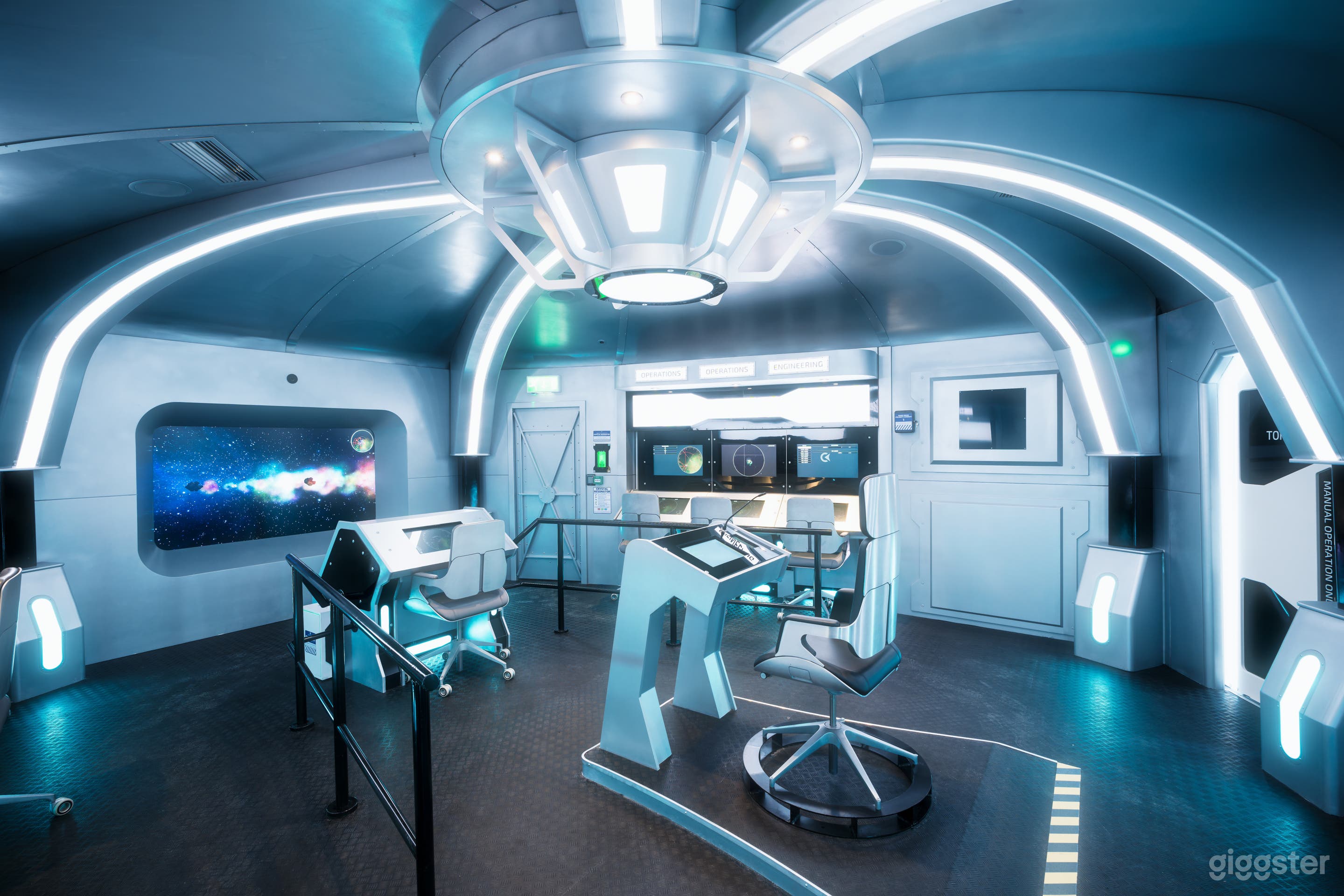 One-of-a-kind Starship Bridge Sets and Sci-fi Themed Bar Photo 1
