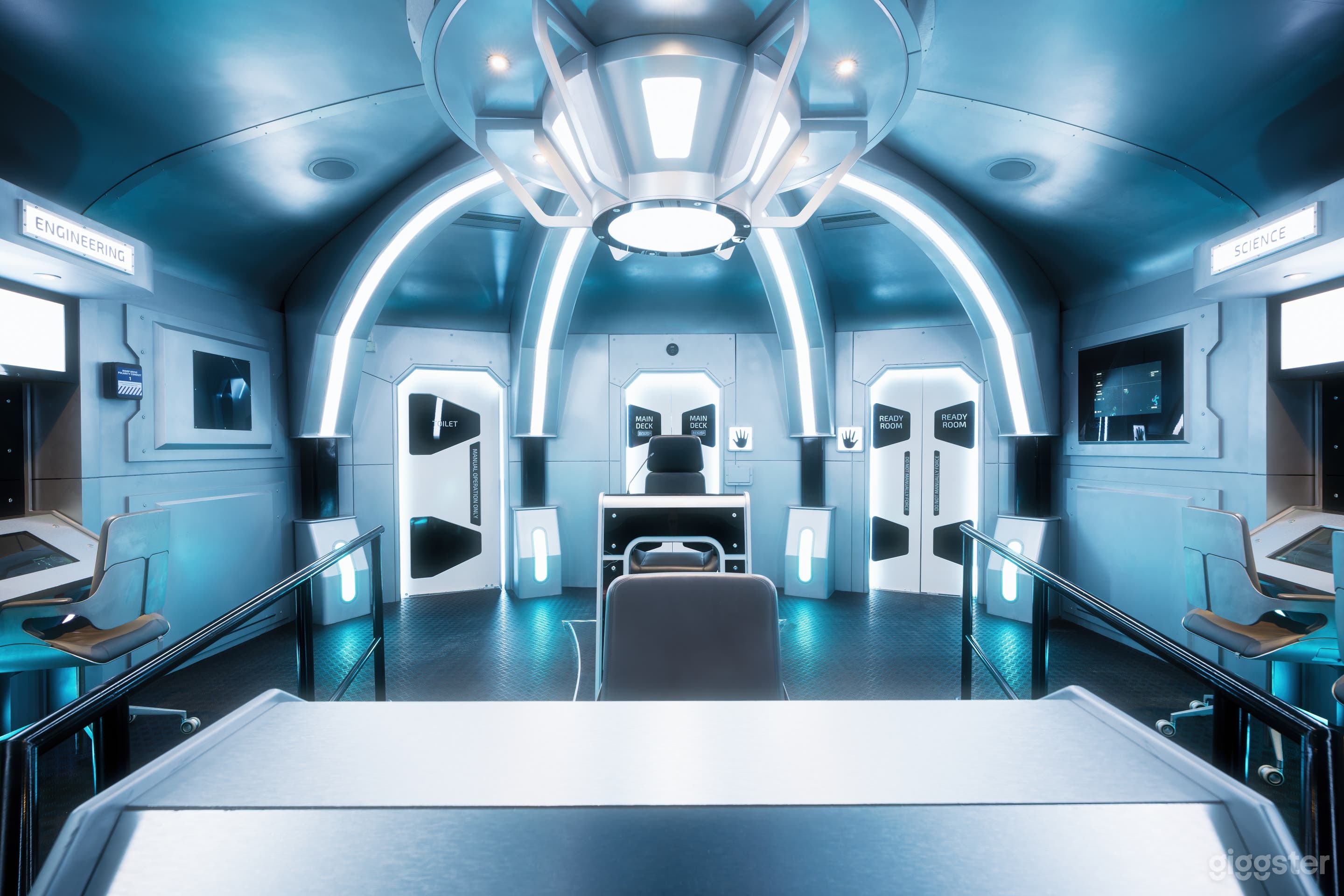 One-of-a-kind Starship Bridge Sets and Sci-fi Themed Bar Photo 3