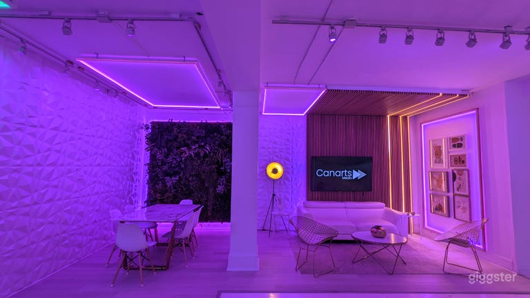  LED LIGHTING CONTROLLED VIA IPAD

This is what the studio look like on a regular day with all the furniture included 