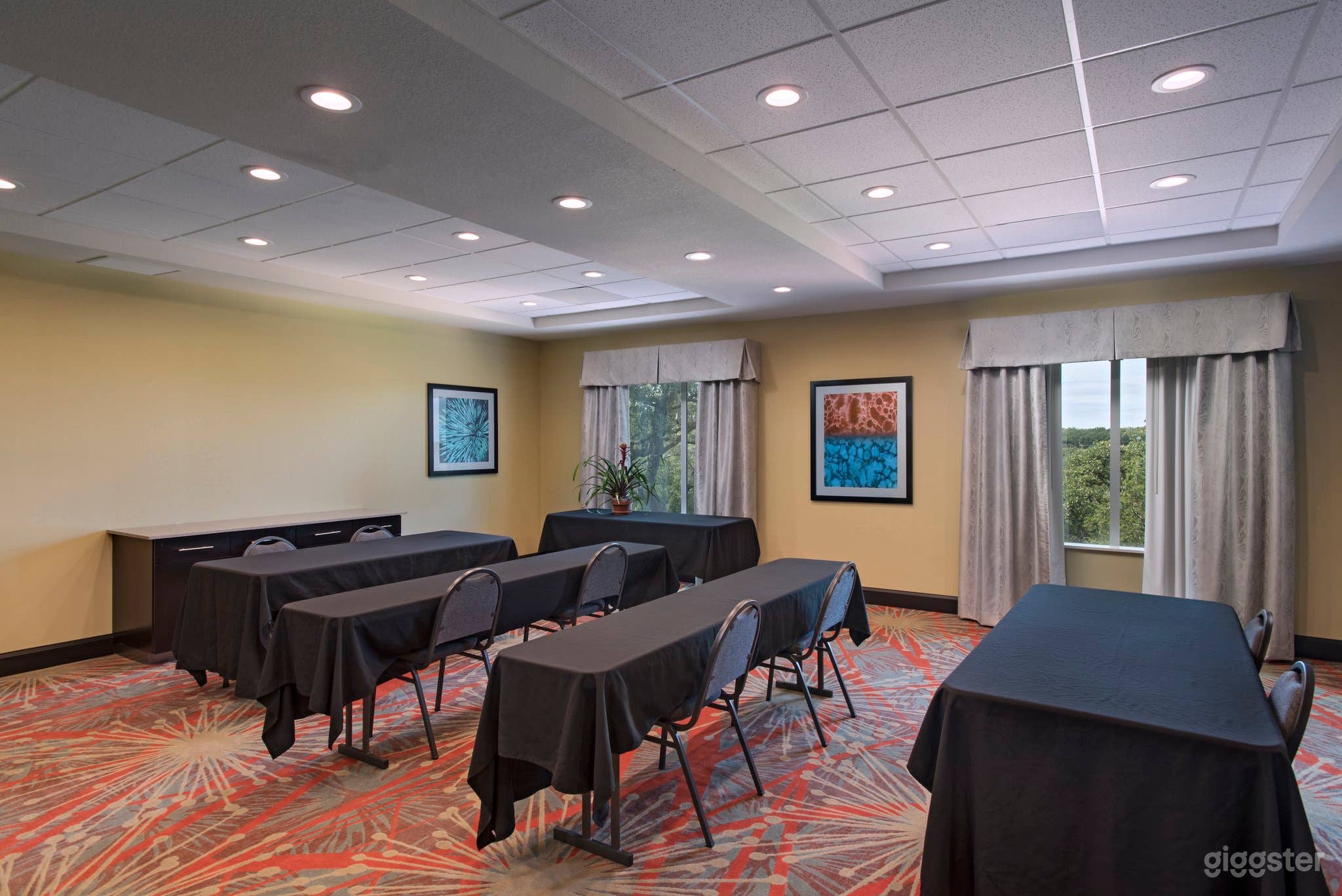 Our second meeting room is suitable for business meetings, conferences, workshops, training sessions, and social events. The spacious layout can accommodate various seating arrangements.