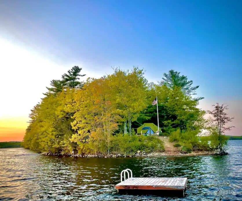 Island Tent Overlook in Maine Photo 1