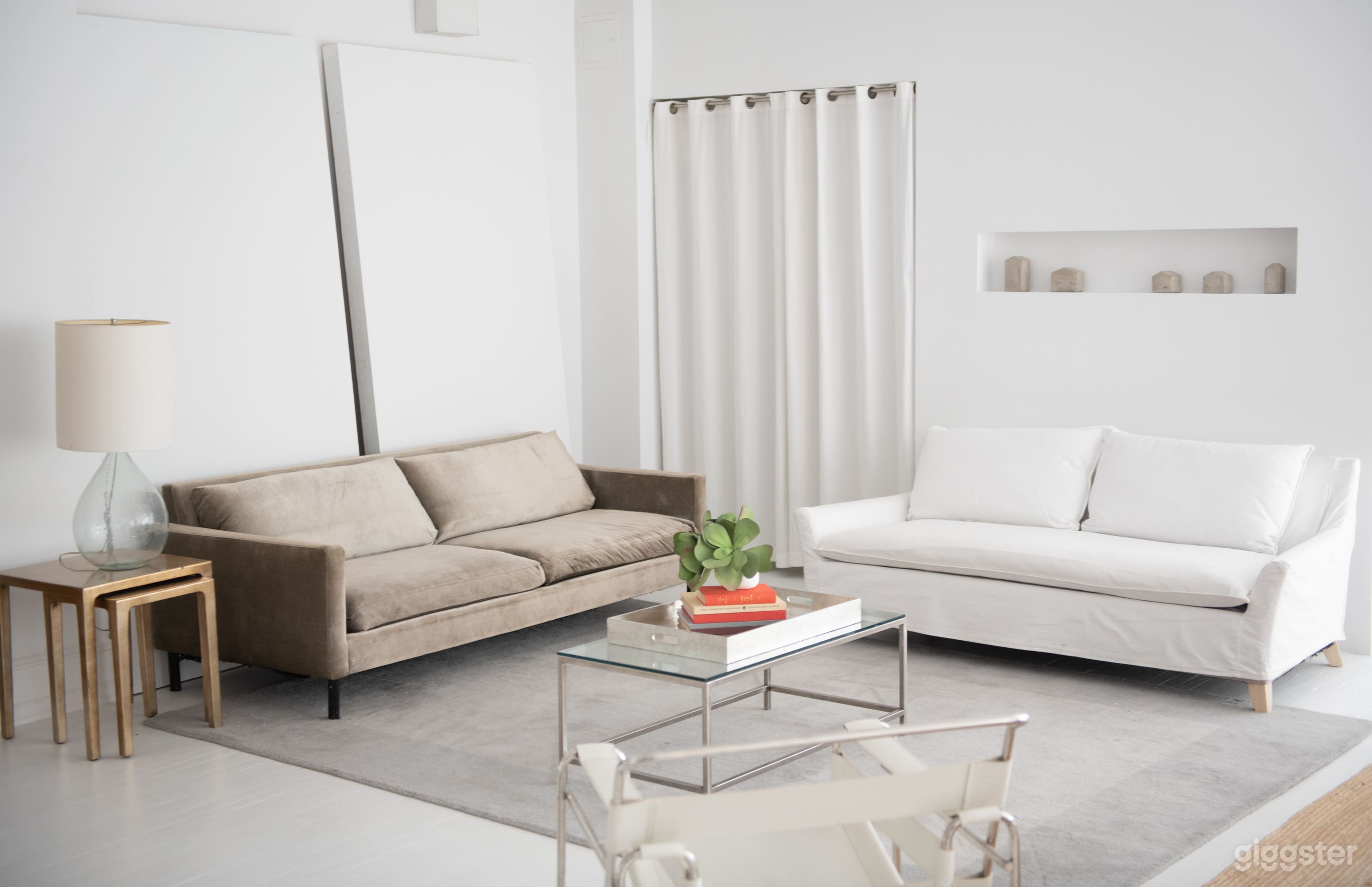 South-east corner. All furniture is available for your use.