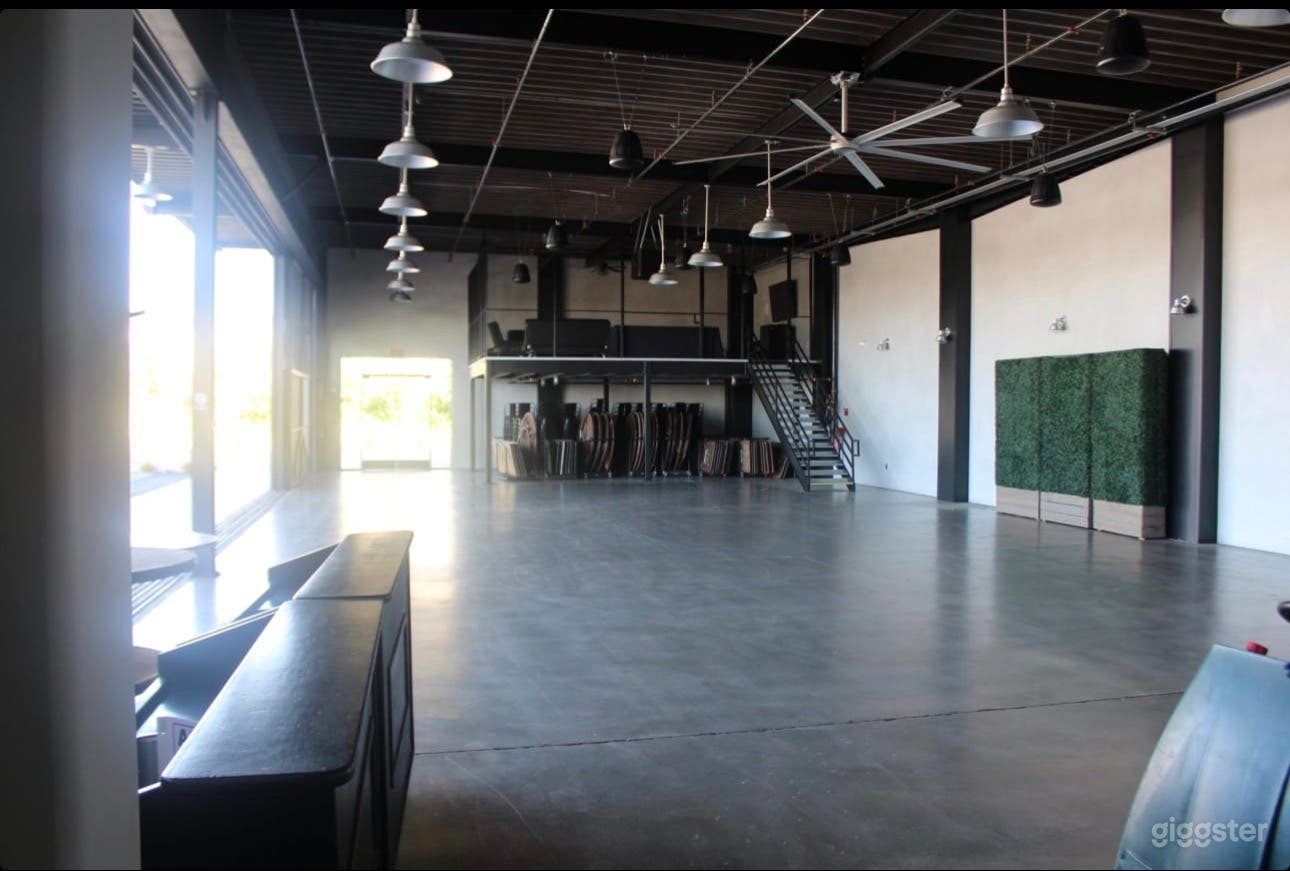 Modern Airport Hangar with Tarmac & Industrial Interior Photo 3