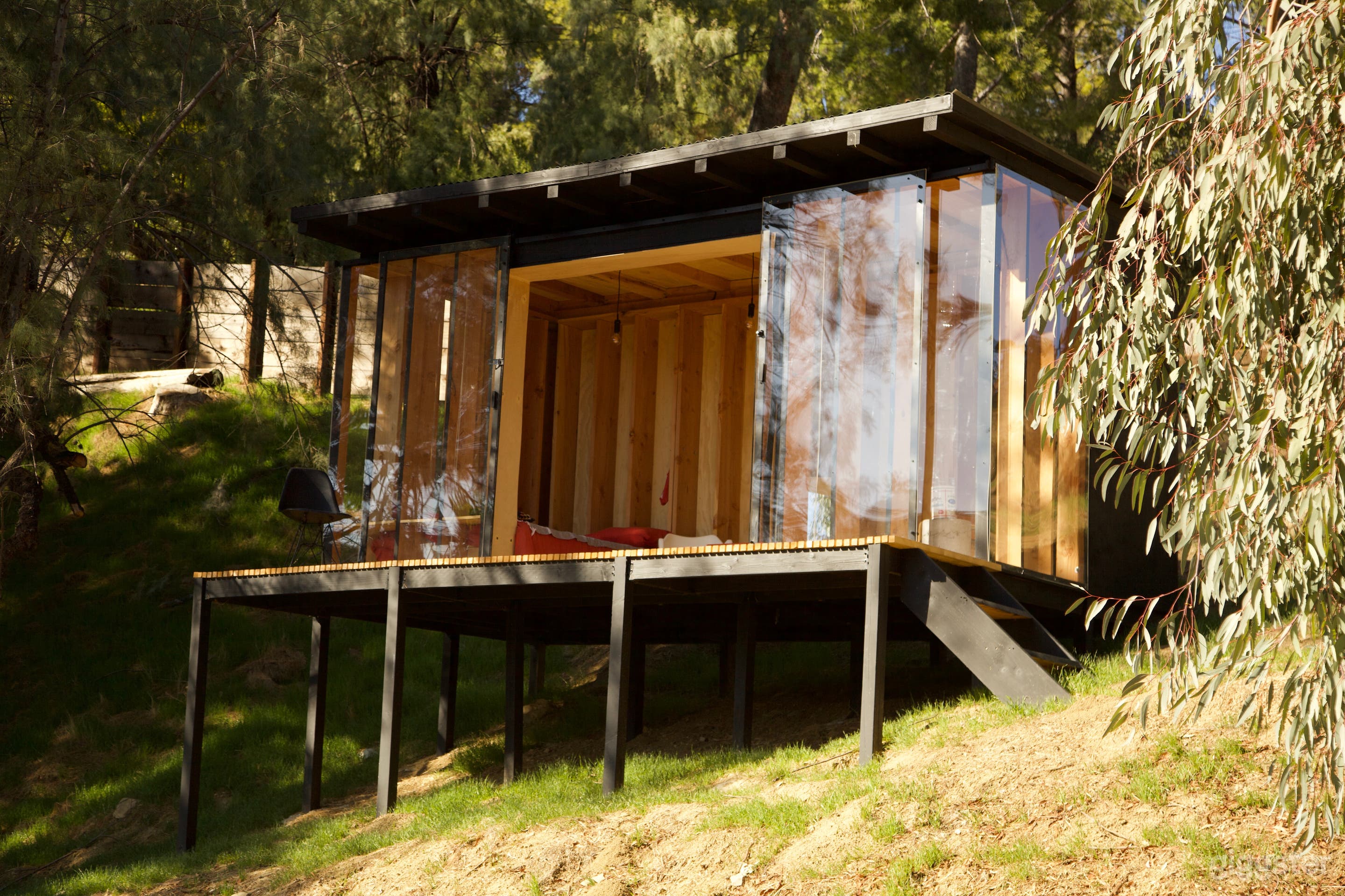 Contemporary nature cabin with mountains view Photo 1