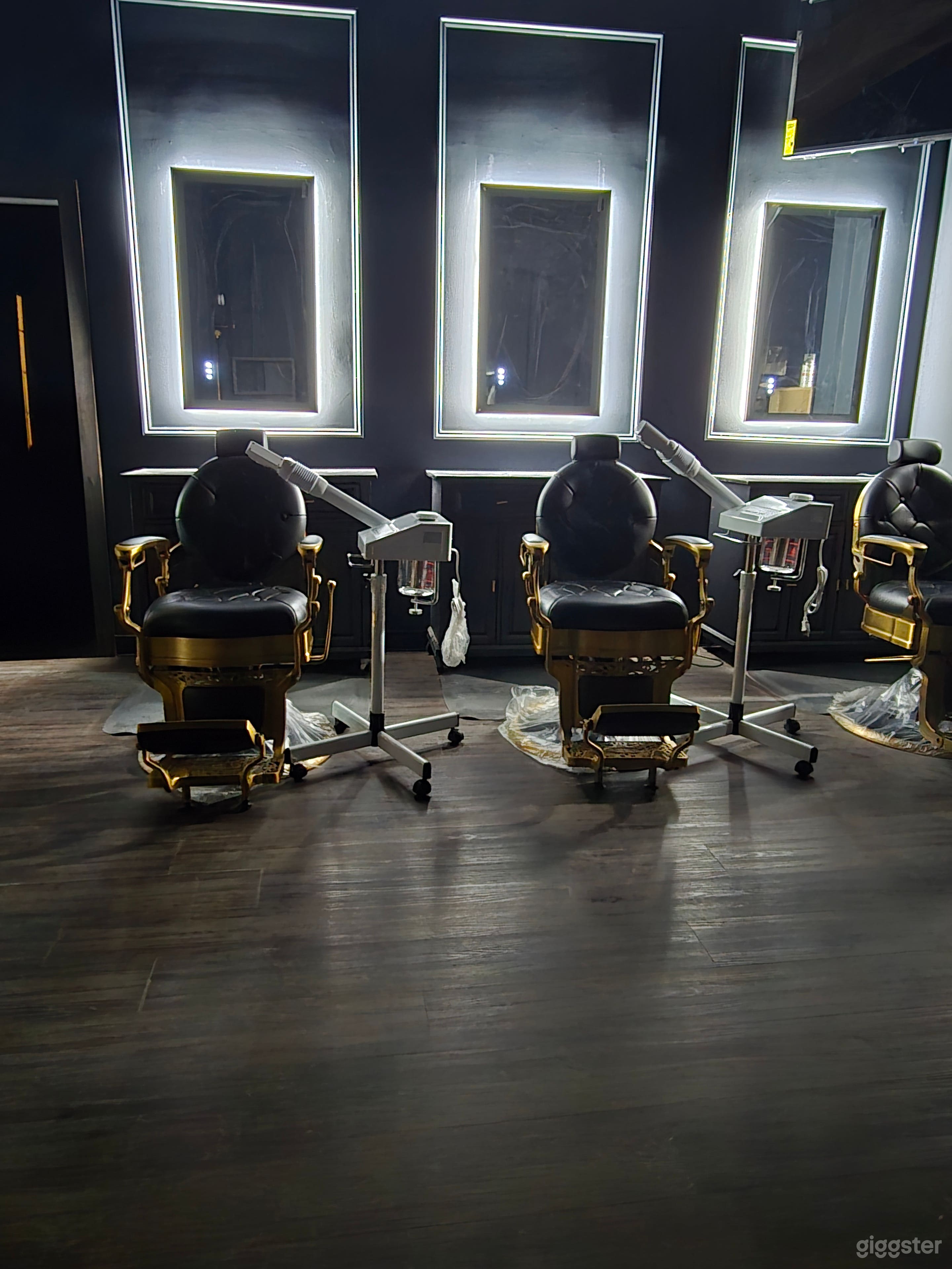 Film-Ready KC Barber Lounge with Luxe Urban Edge Photo 4