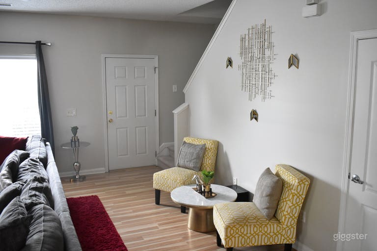  Tea table in the living room with lux wall art  (tea provided) 