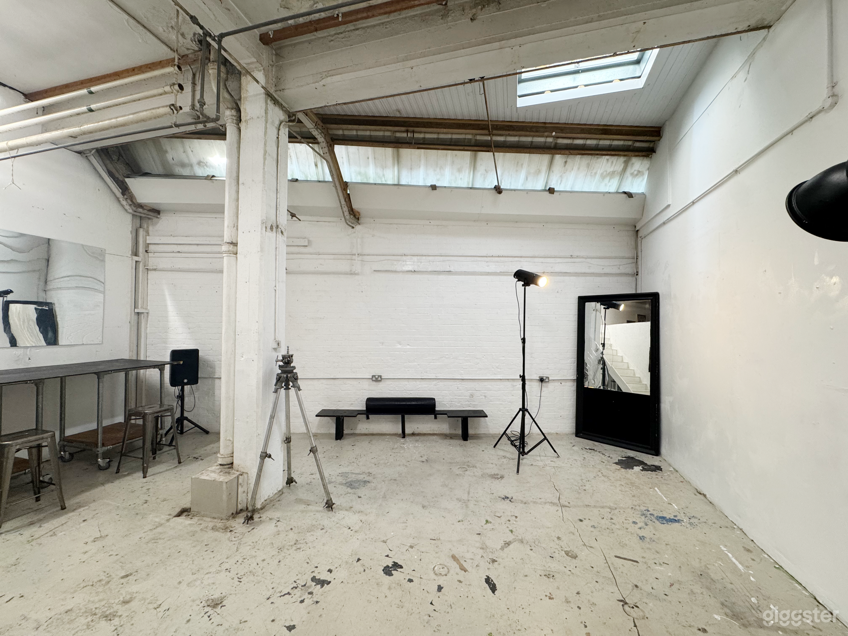 Industrial Brutalist Warehouse Photography Studio Photo 2