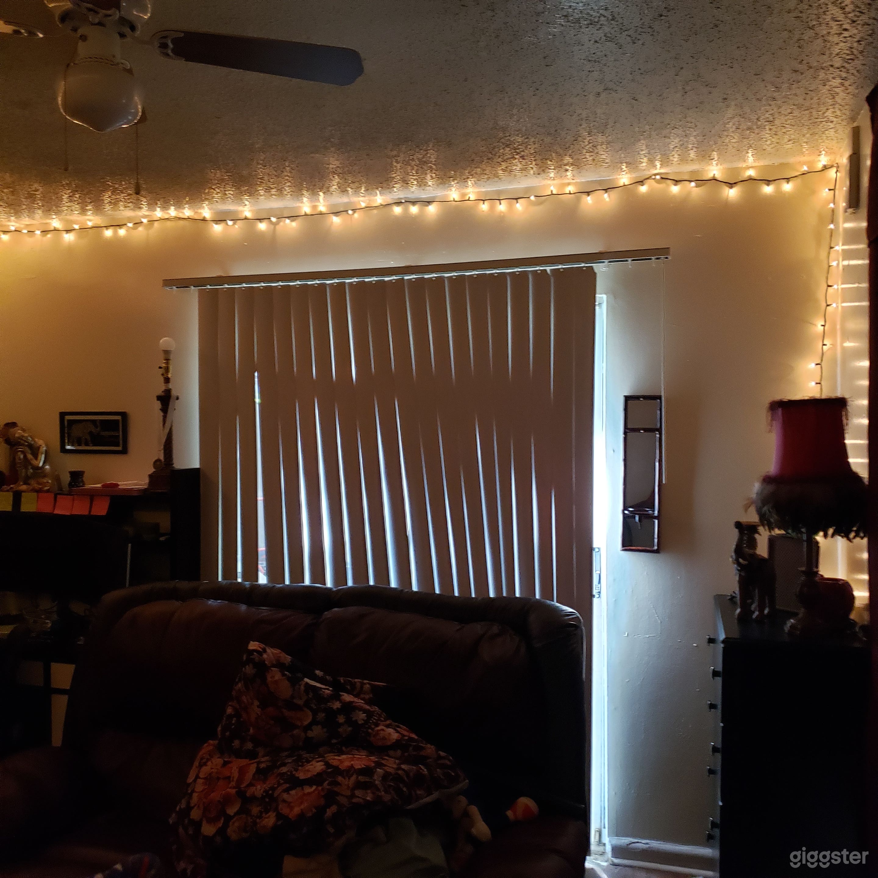 Lighting option for second lounge area. 