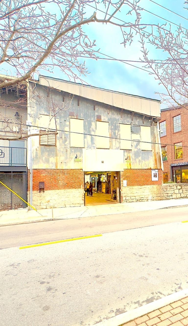  Iconic Beltline frontage with vintage industrial charm—your gateway to unforgettable events inside. 
