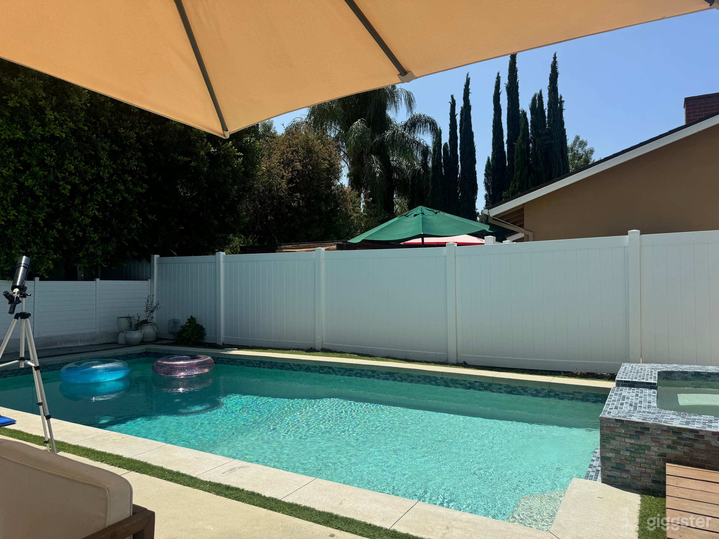 Cute backyard pool in the valley: Swimming Pool Photo 4