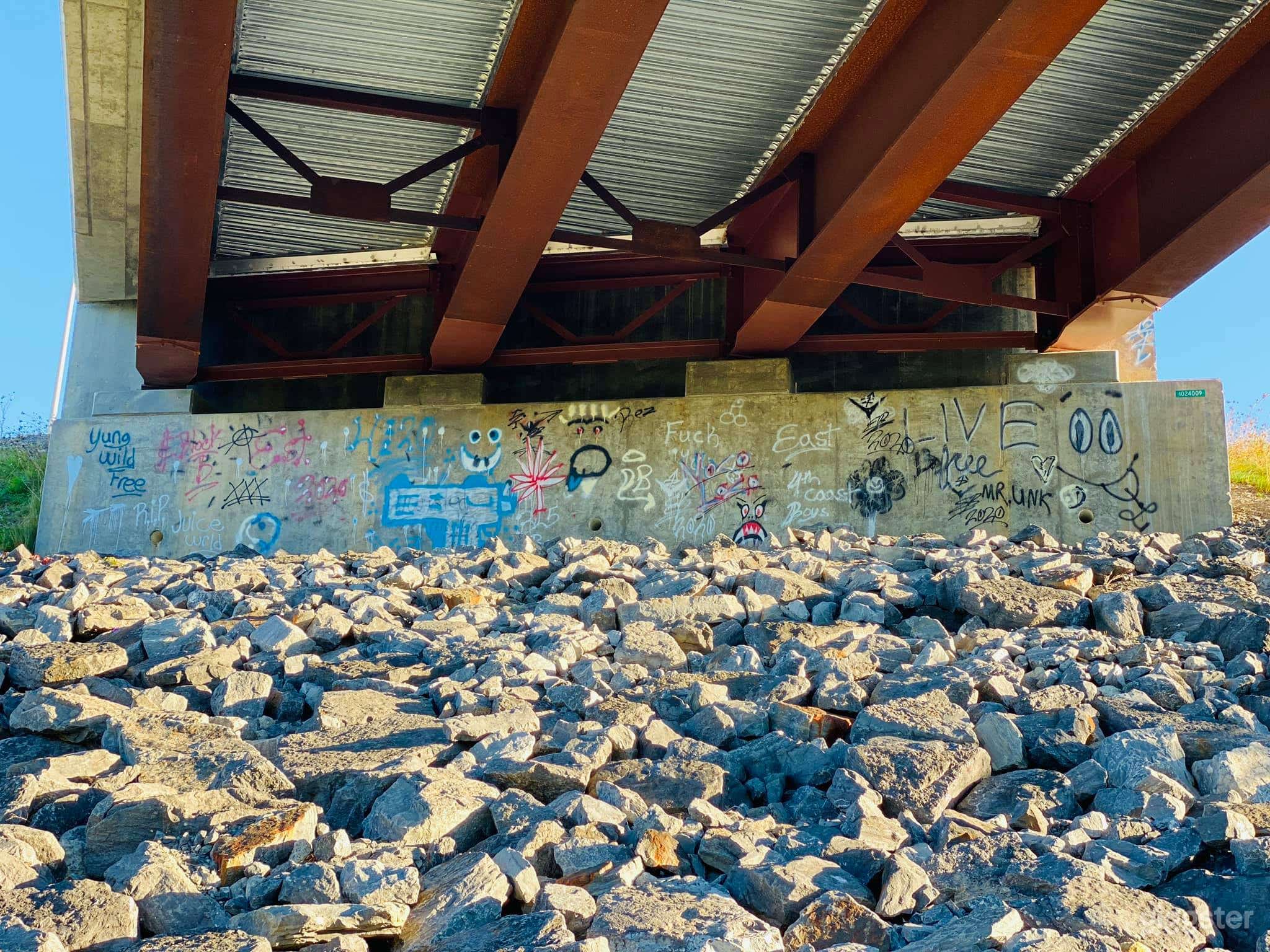 Graffiti at Water Street Park