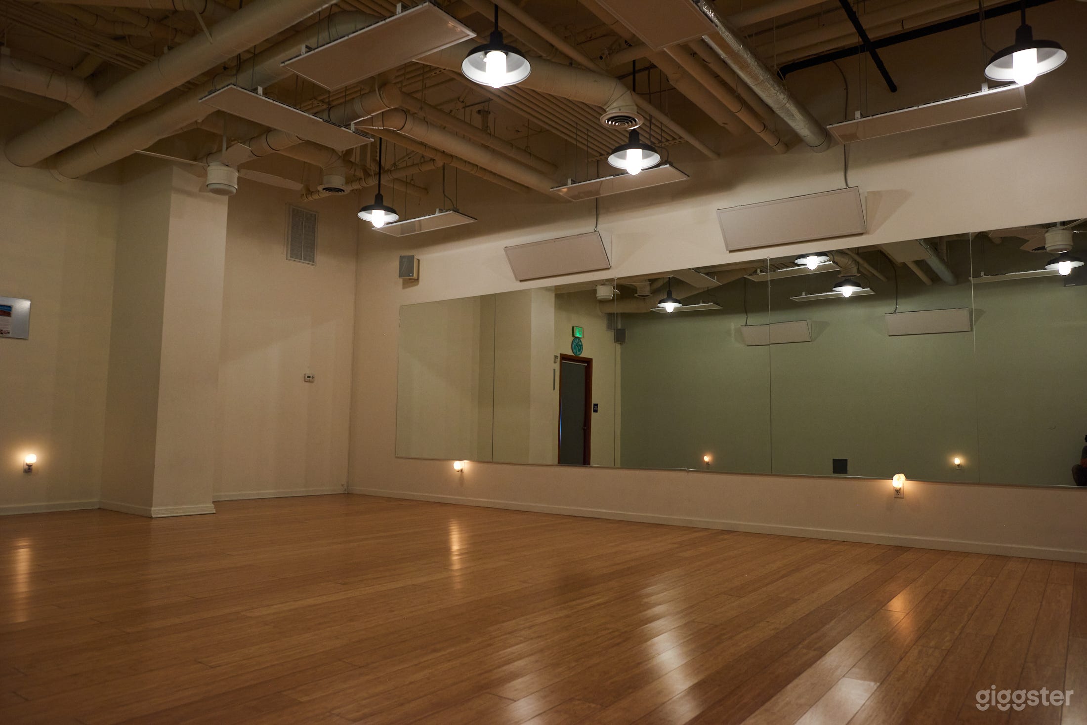 Ganesh Room: $75 an hour ) provides, walled mirrors, Far Infrared Hot Panels (far infrared heat is anti-bacterial, hardwood floors, great sound system, high ceilings, private bathroom and entrance to the parking garage (perfect for celebrity clients).