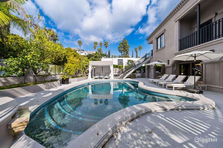   LUXE MODERN MANSION: POP-ART STYLE/POOL 