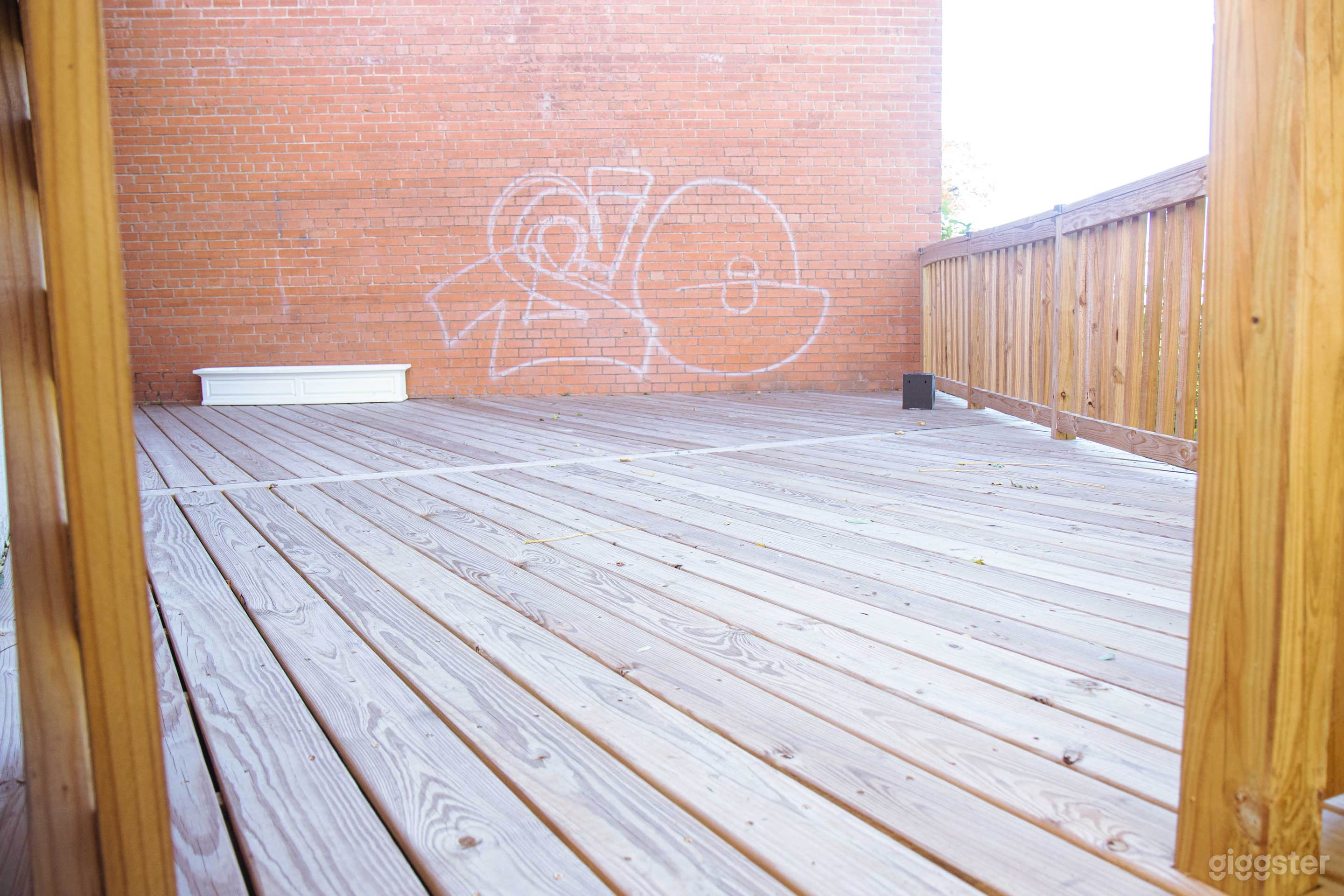The Kitchen with Outdoor Deck Photo 3