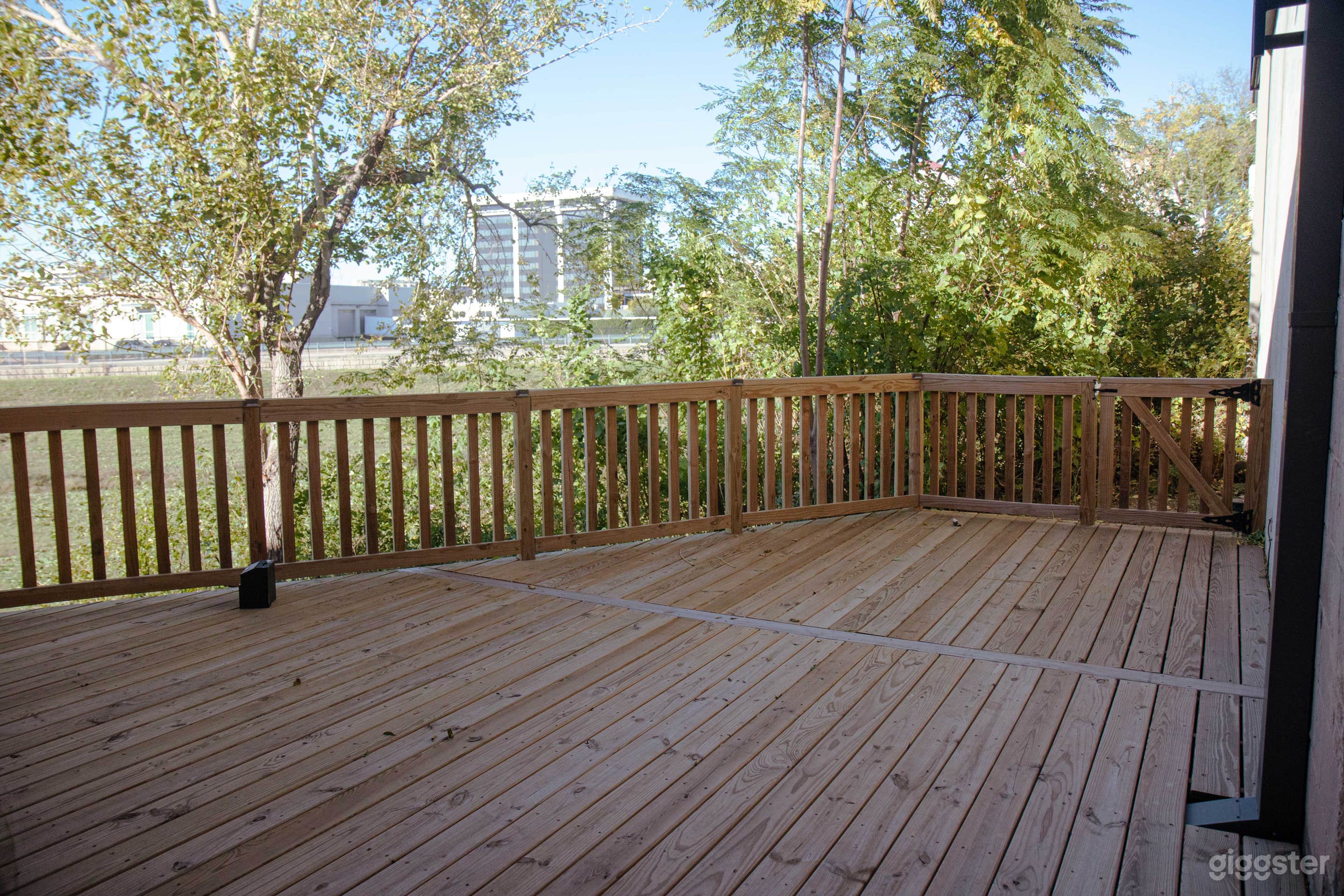 The Kitchen with Outdoor Deck Photo 4