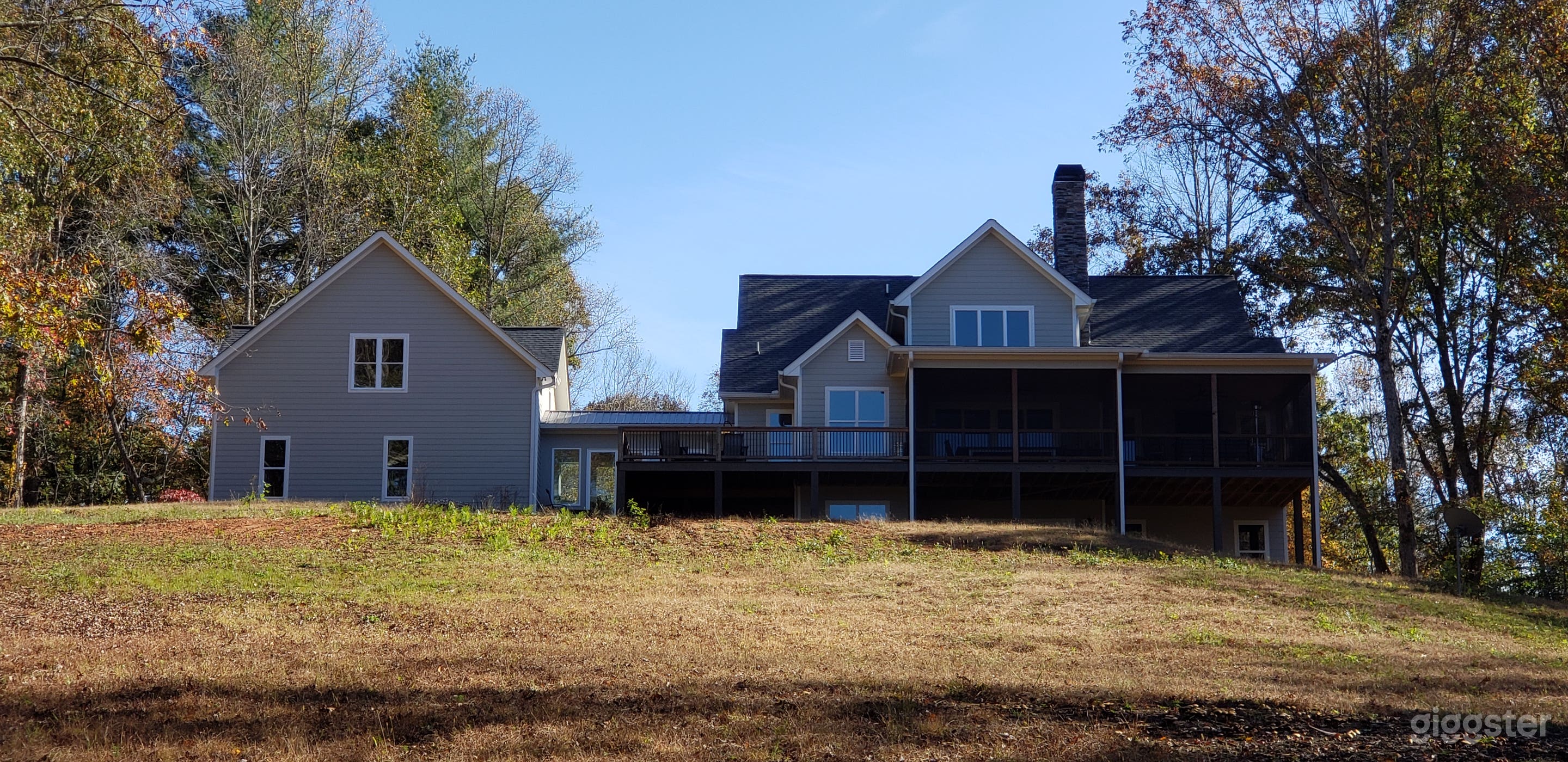 Rear View of Farm House