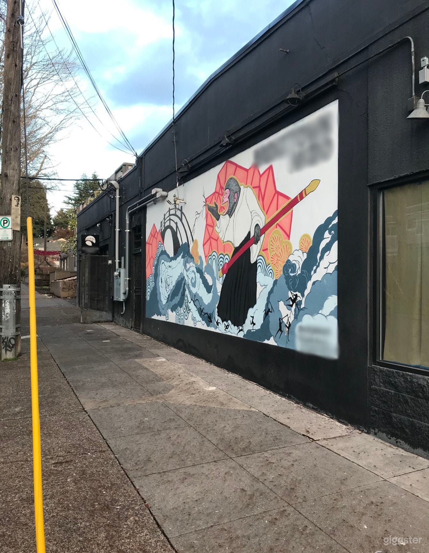 Side of the building