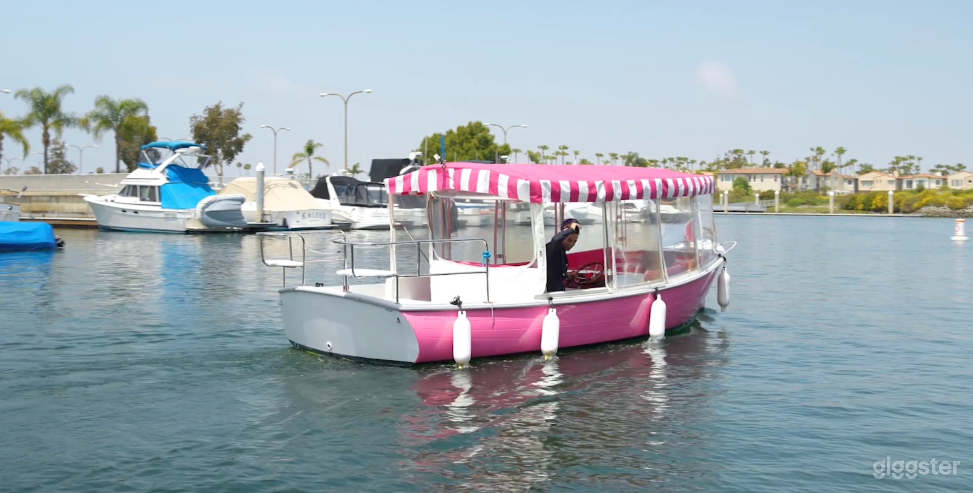 Pink Duffy Boat Rental Photo 1