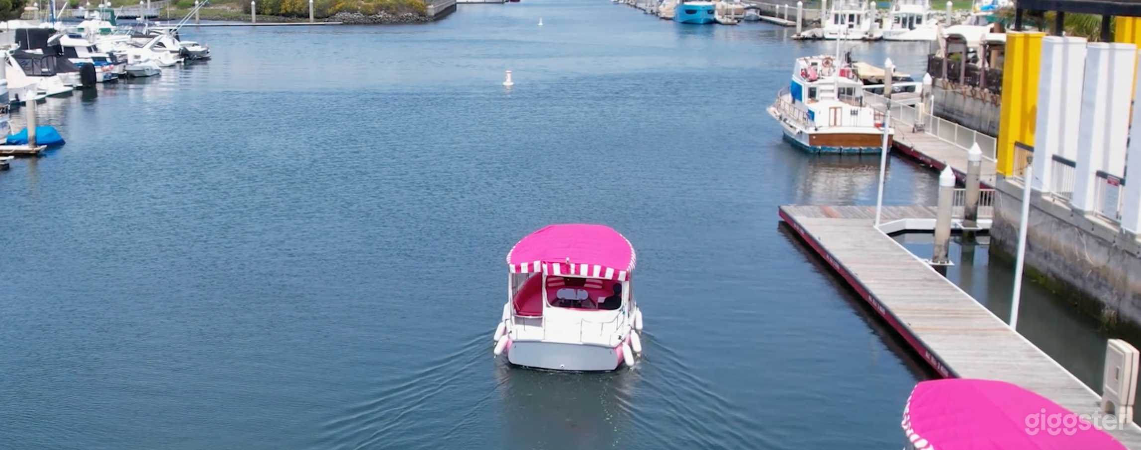 Pink Duffy Boat Rental Photo 3