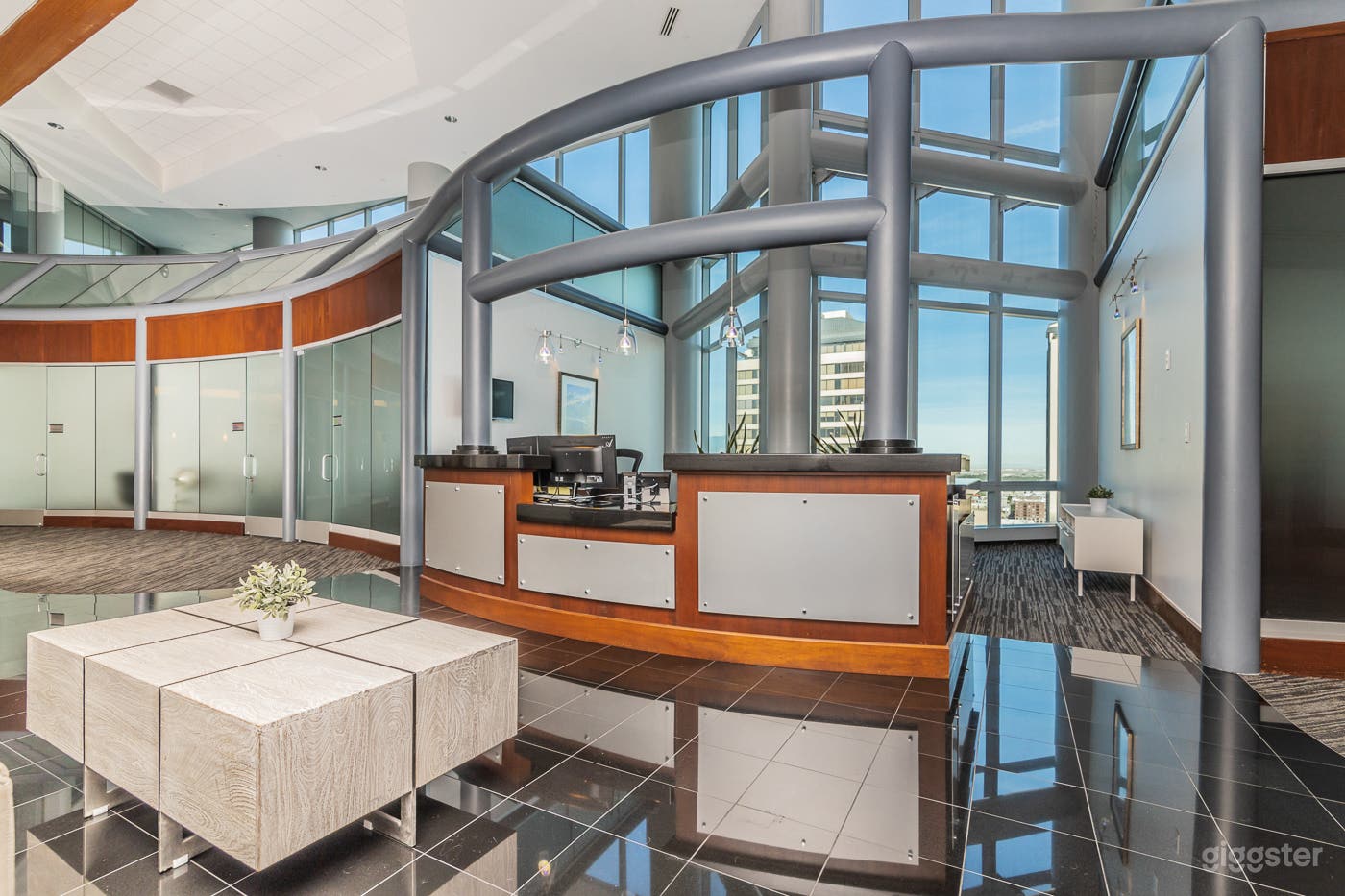 Reception at our Wells Fargo Center location