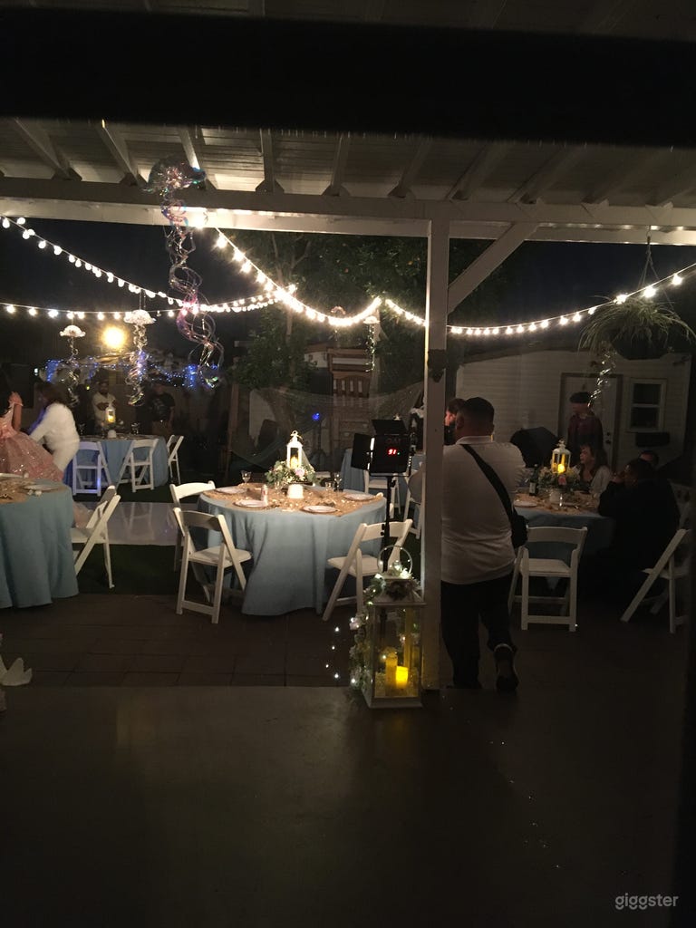  Outside Events Space with Guest House 