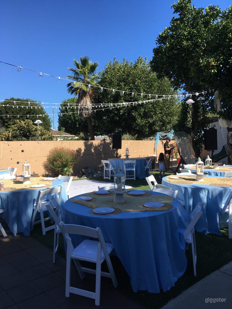  Outside Events Space with Guest House 