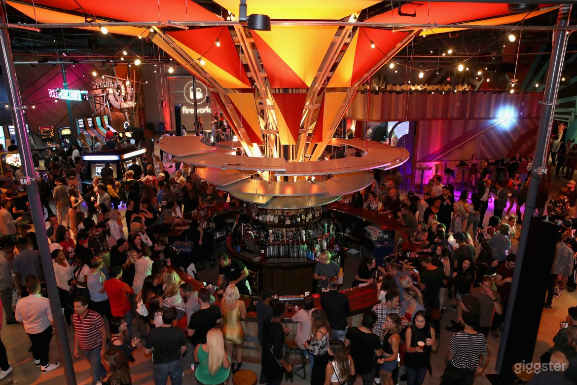 Indoor Futuristic Amusement Park Photo 1