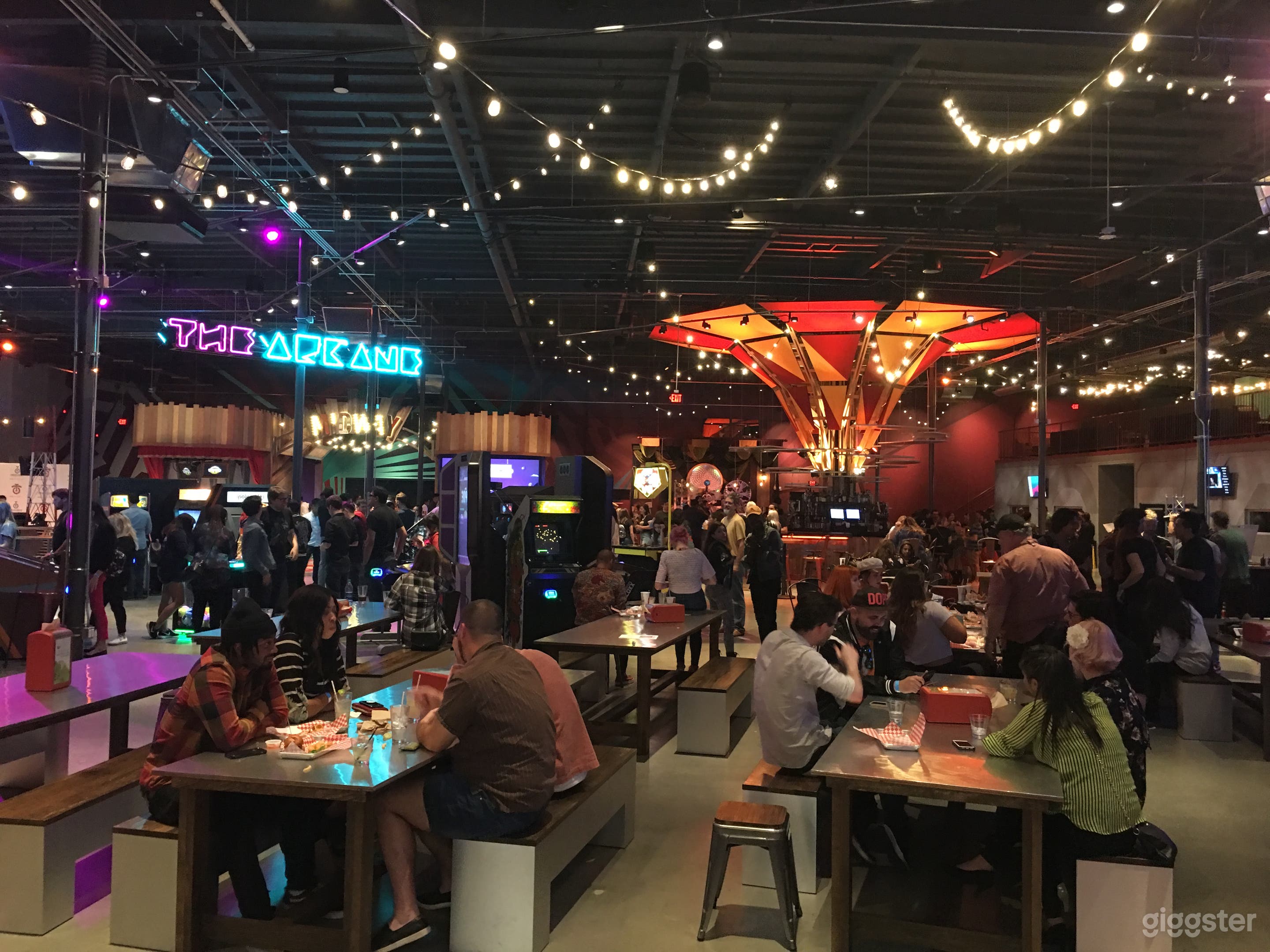 Indoor Futuristic Amusement Park Photo 3