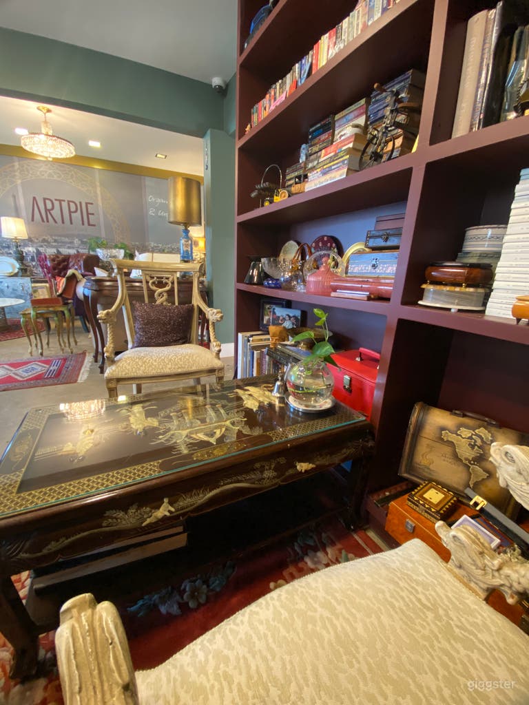  Bookshelf wall telling a story 