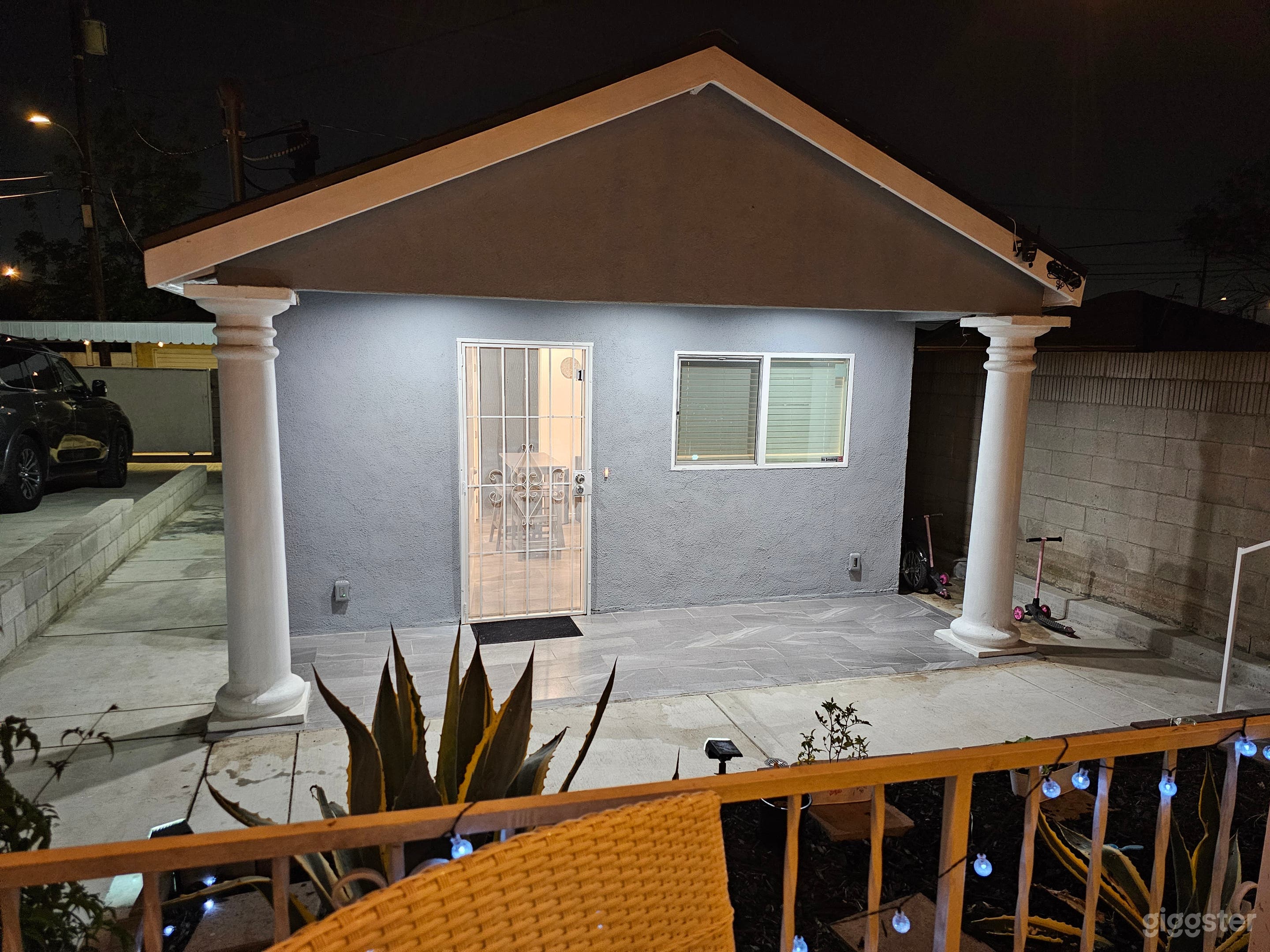 Front door to unit 1