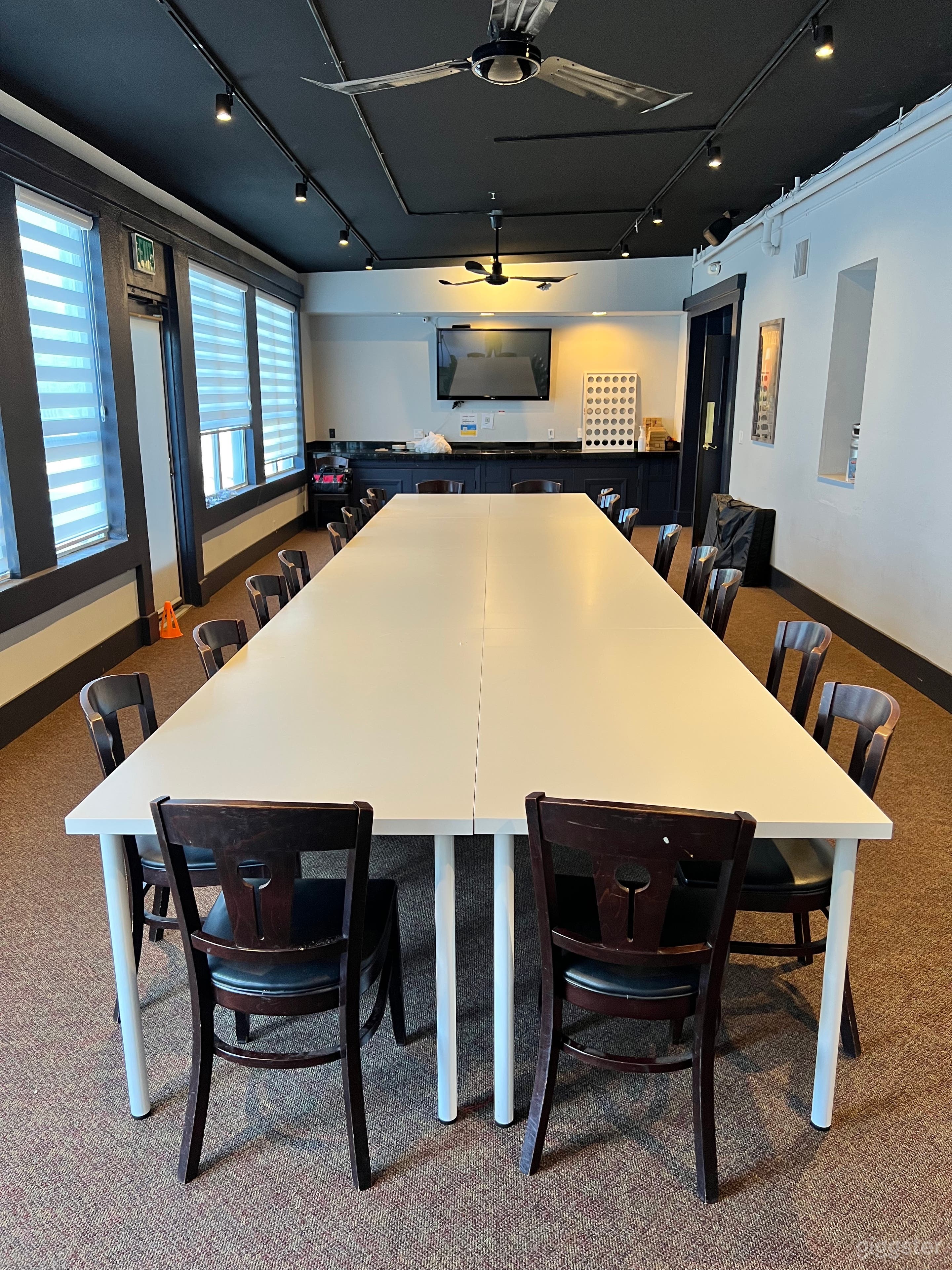 Conference Room Layout with television